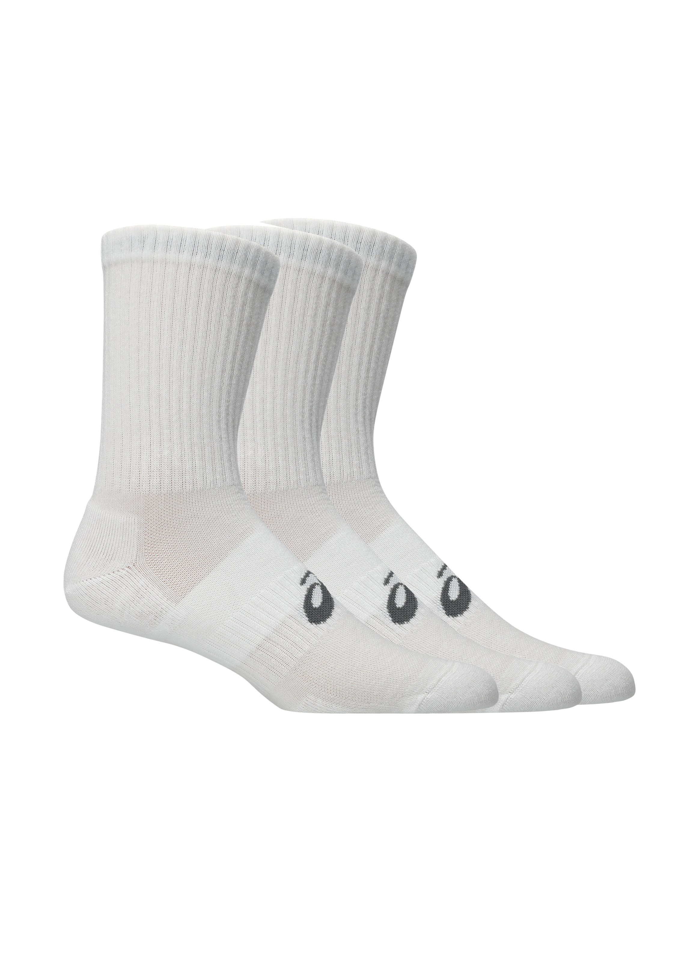 Asics Chaussettes de course »3 PACK CREW SOCK« avec amorti spécial, coupe crew, tissu en maille filet