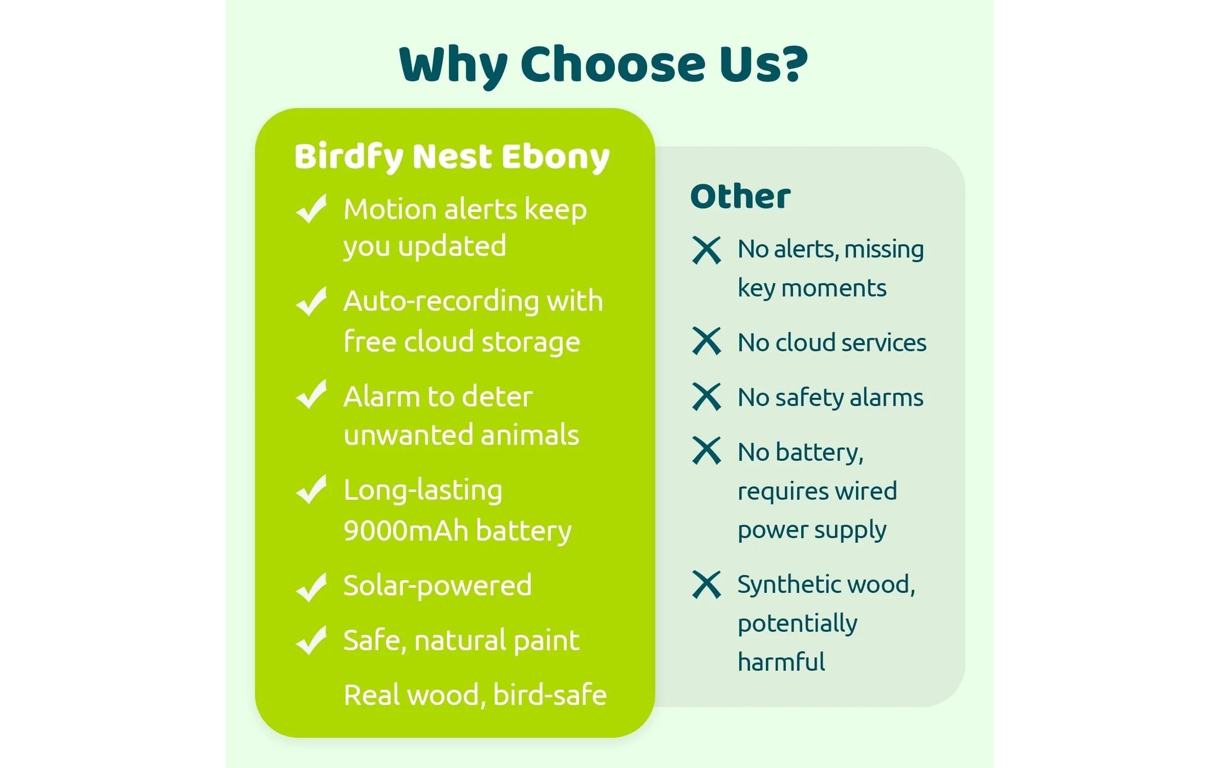 Birdfy Vogelhaus »Nistkasten mit Kamera und Solar«