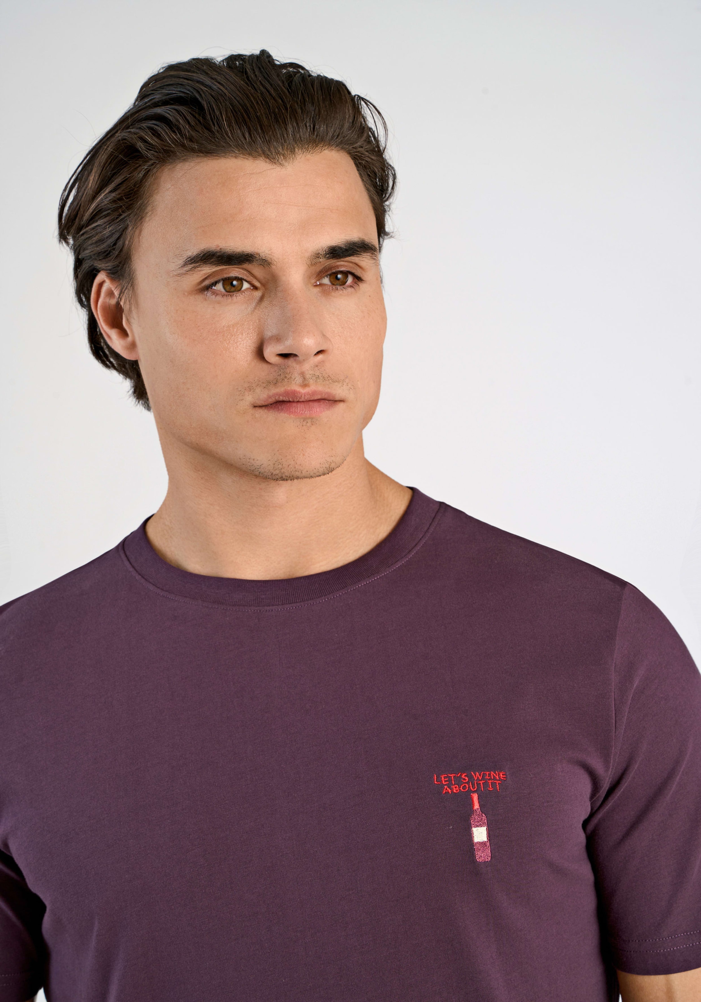 LINDBERGH T-Shirt mit Statement-Stickerei auf der Brust