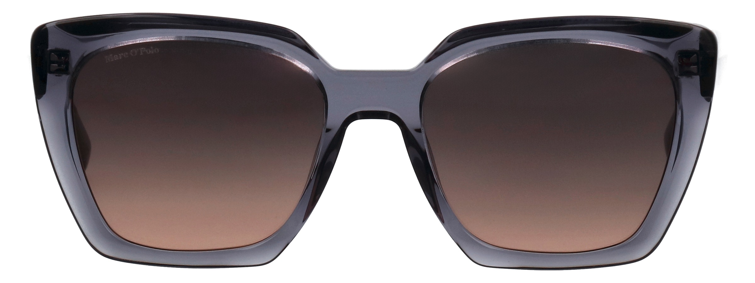 Marc O'Polo Lunettes de soleil »Modell 506240« Form Butterfly, Logoschriftzug auf Bügel, Kunststofffassung