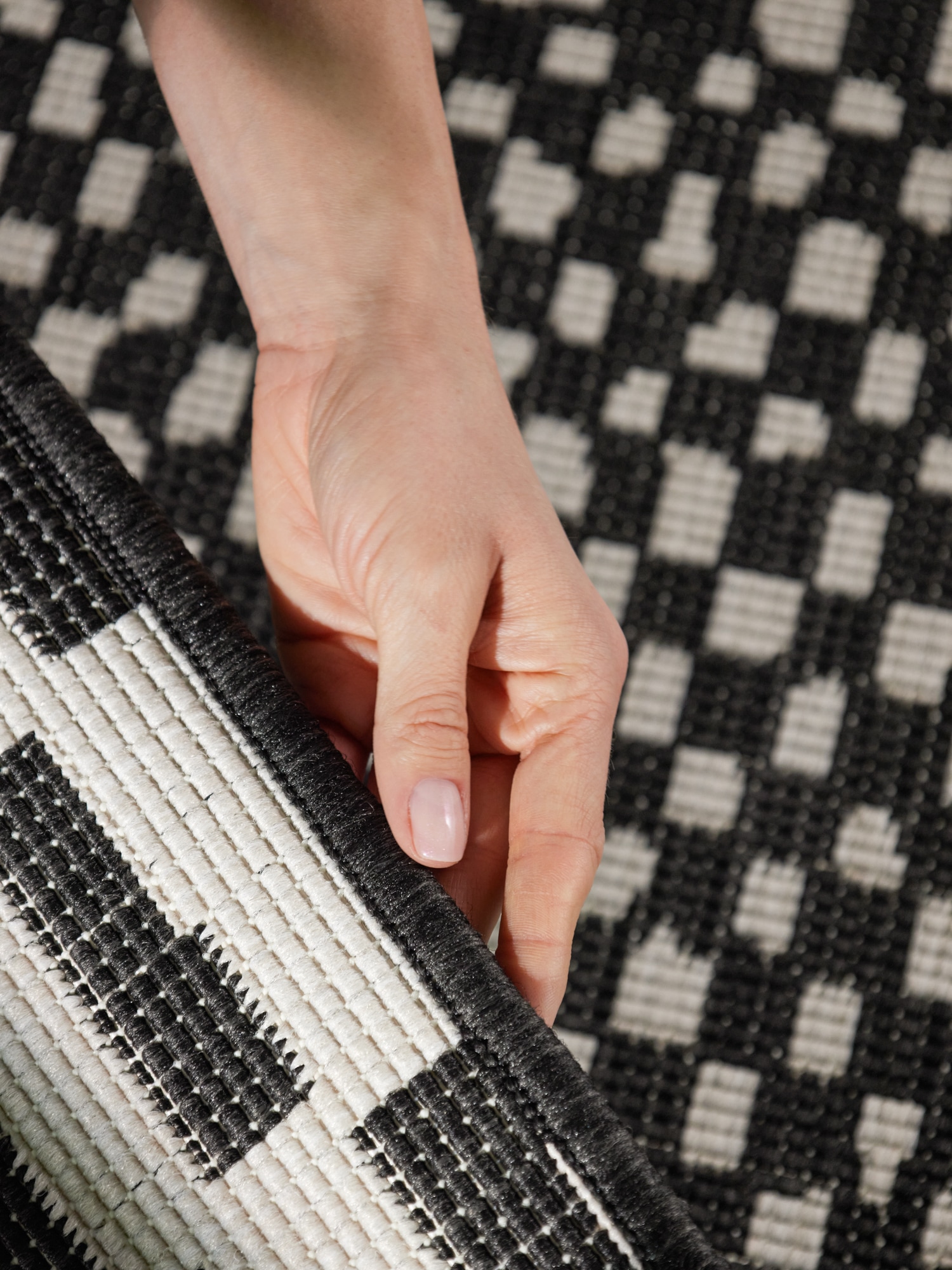 Ted Baker Teppich »Barkham« rechteckig 8 mm Höhe Designteppich, Wetterfest, Pflegeleicht, Modern, Wohnzimmer, Terrasse