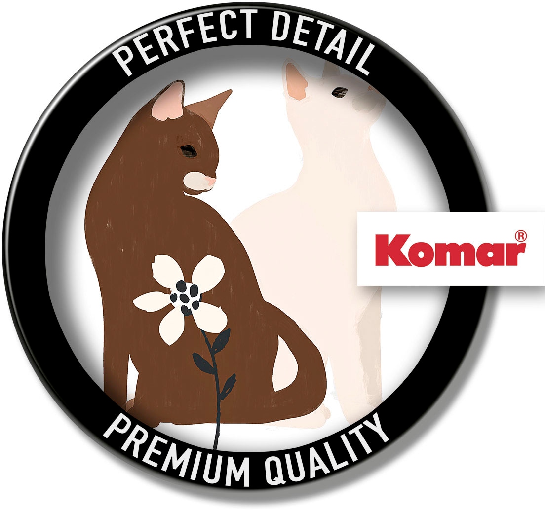 Komar Image »Loving Cats« 1 cuis tlg. Wandbild zur Dekoration - ohne Rahmen