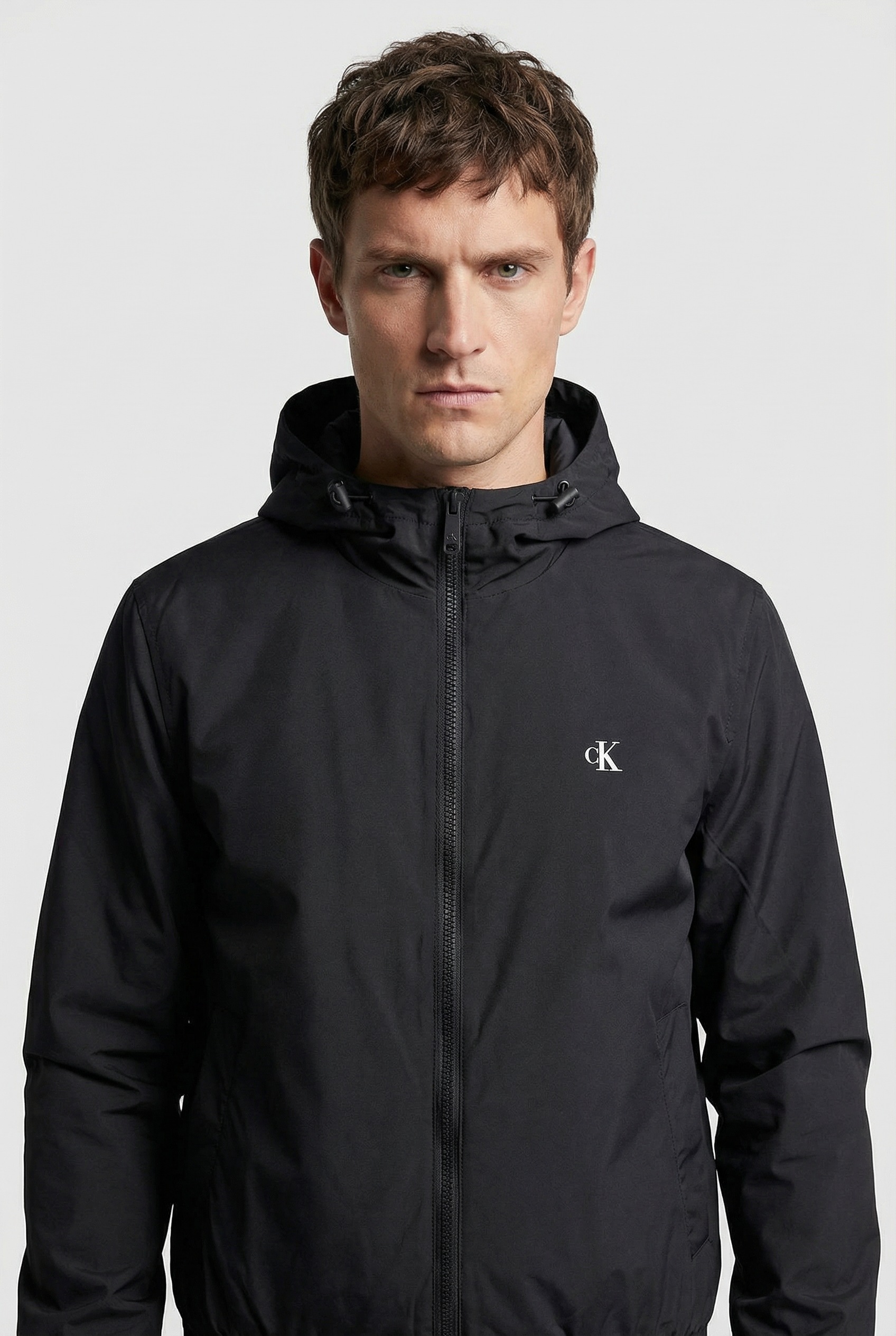 Image of Calvin Klein Jeans Allwetterjacke "HOODED NYLON" mit Kapuze Regular fit mit Rundhalsausschnitt und Kapuze