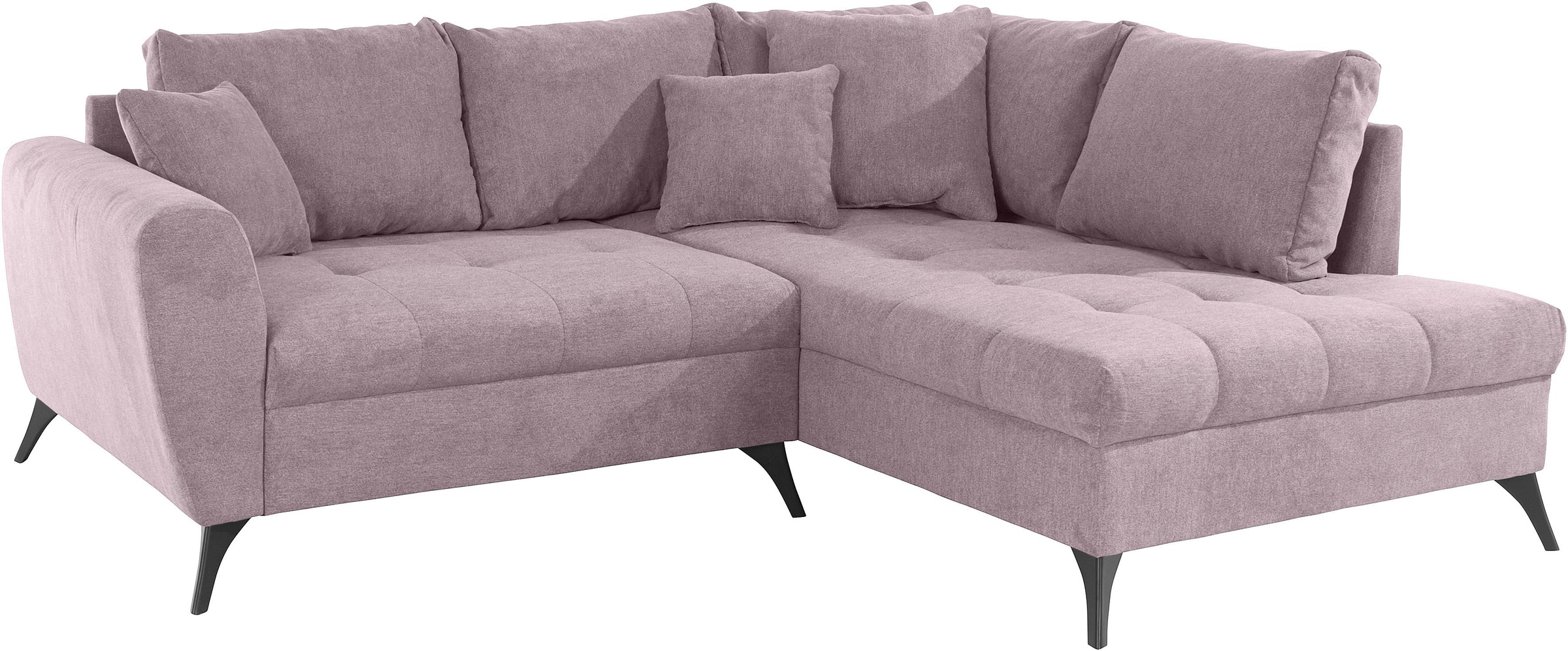 INOSIGN Ecksofa »Lörby L-Form«, Belastbarkeit bis 140kg pro Sitzplatz, auch mit Aqua clean-Bezug