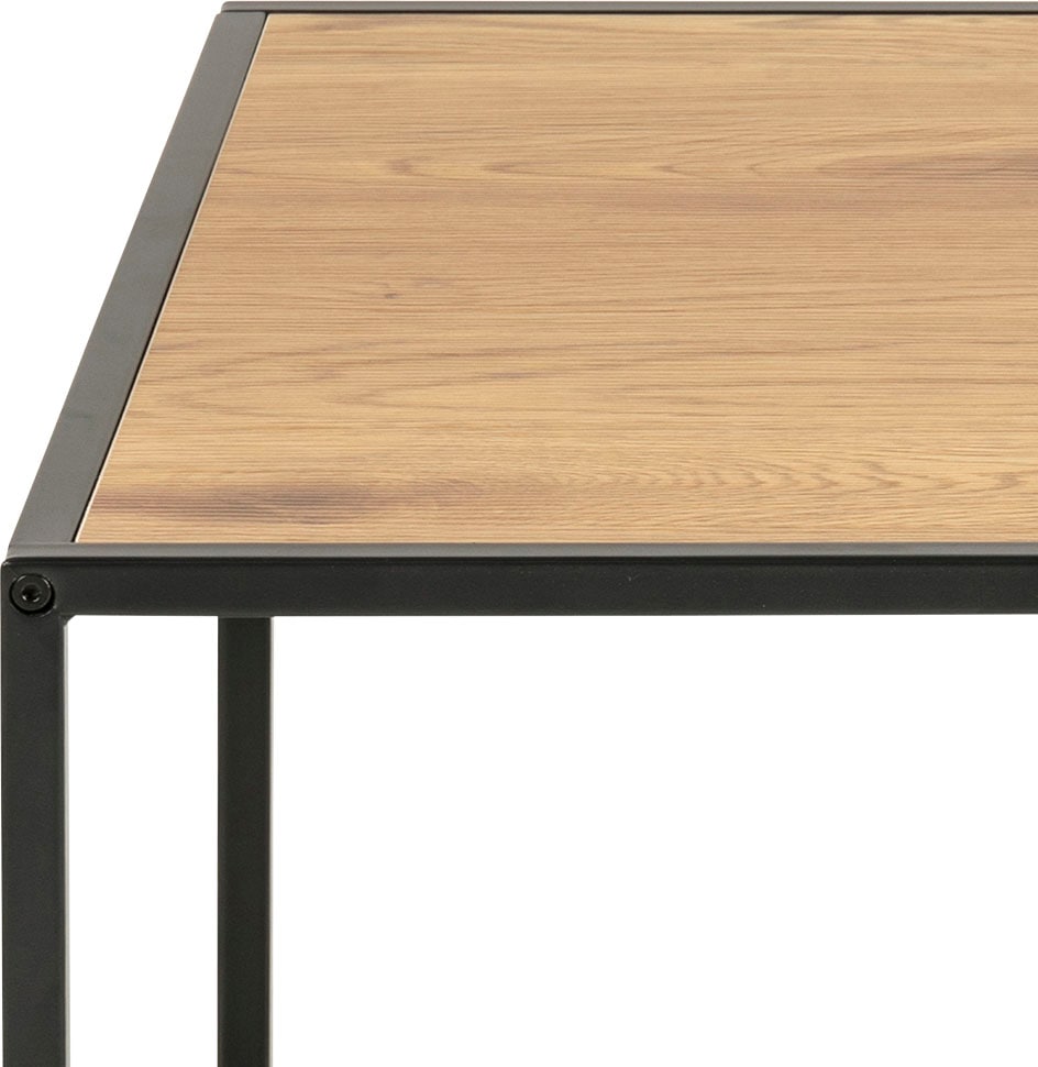 ACTONA GROUP Couchtisch Metallgestell im modernen Industrie-Look, quadratisch, Breite 60 cm