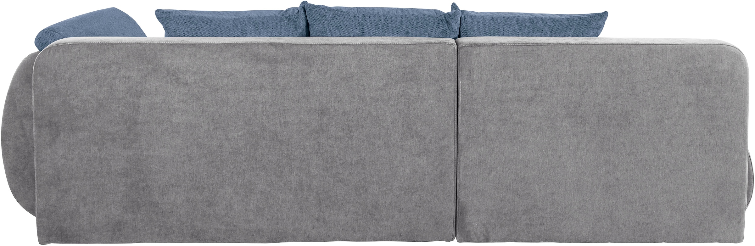 INOSIGN Ecksofa »Imola, elegant und modern, aktuelle Steppung im Sitz, bequem, L-Form«, frei im Raum stellbar, wahlweise mit Bettfunktion und Bettkasten