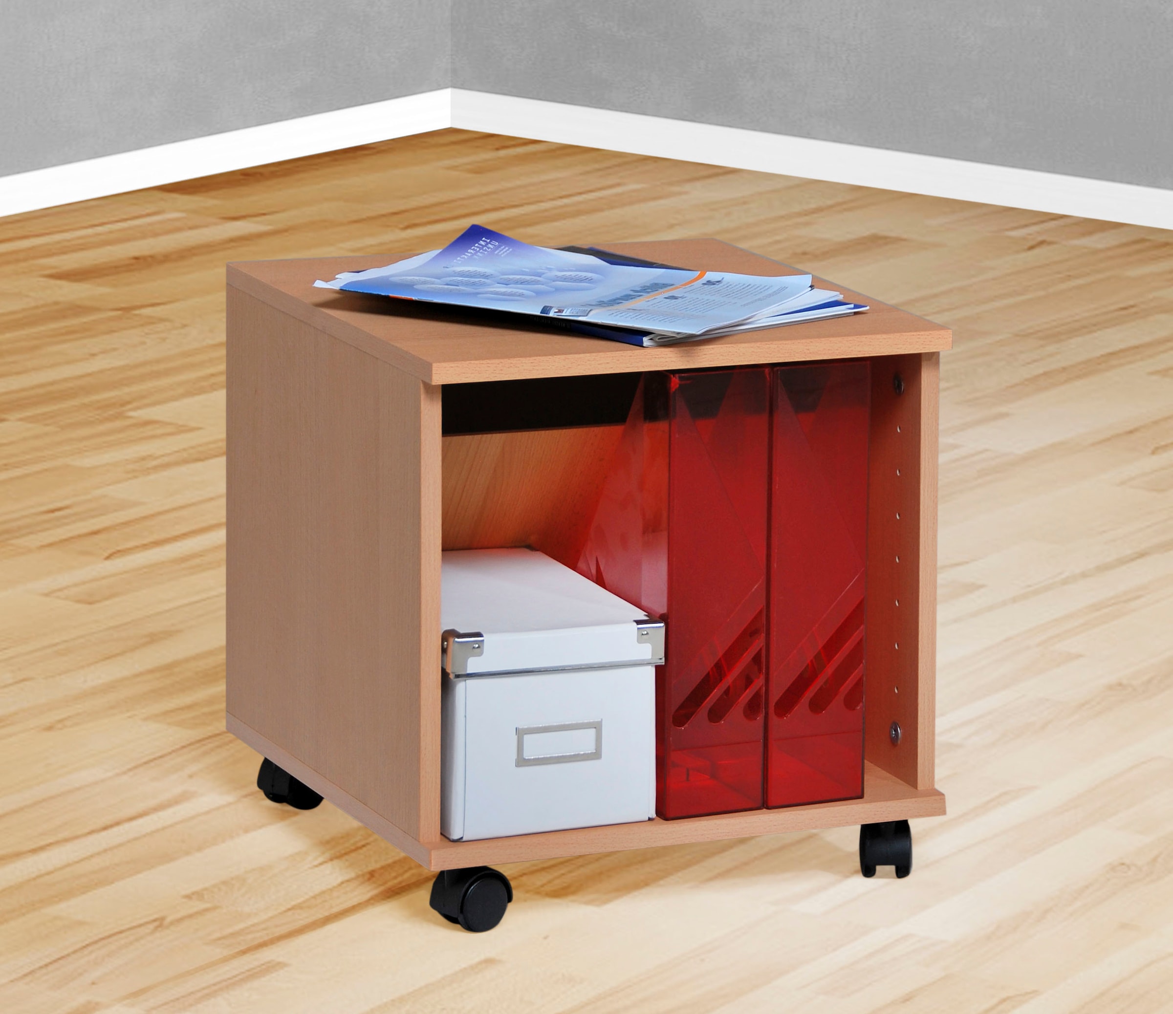 VOGL Möbelfabrik Caisson à roulettes »Barrie, Bürocontainer, Nachtschrank« 1 cuis tlg. Ausführungen mit/ohne Schubladen, Höhe 41 cm, Made in Germany