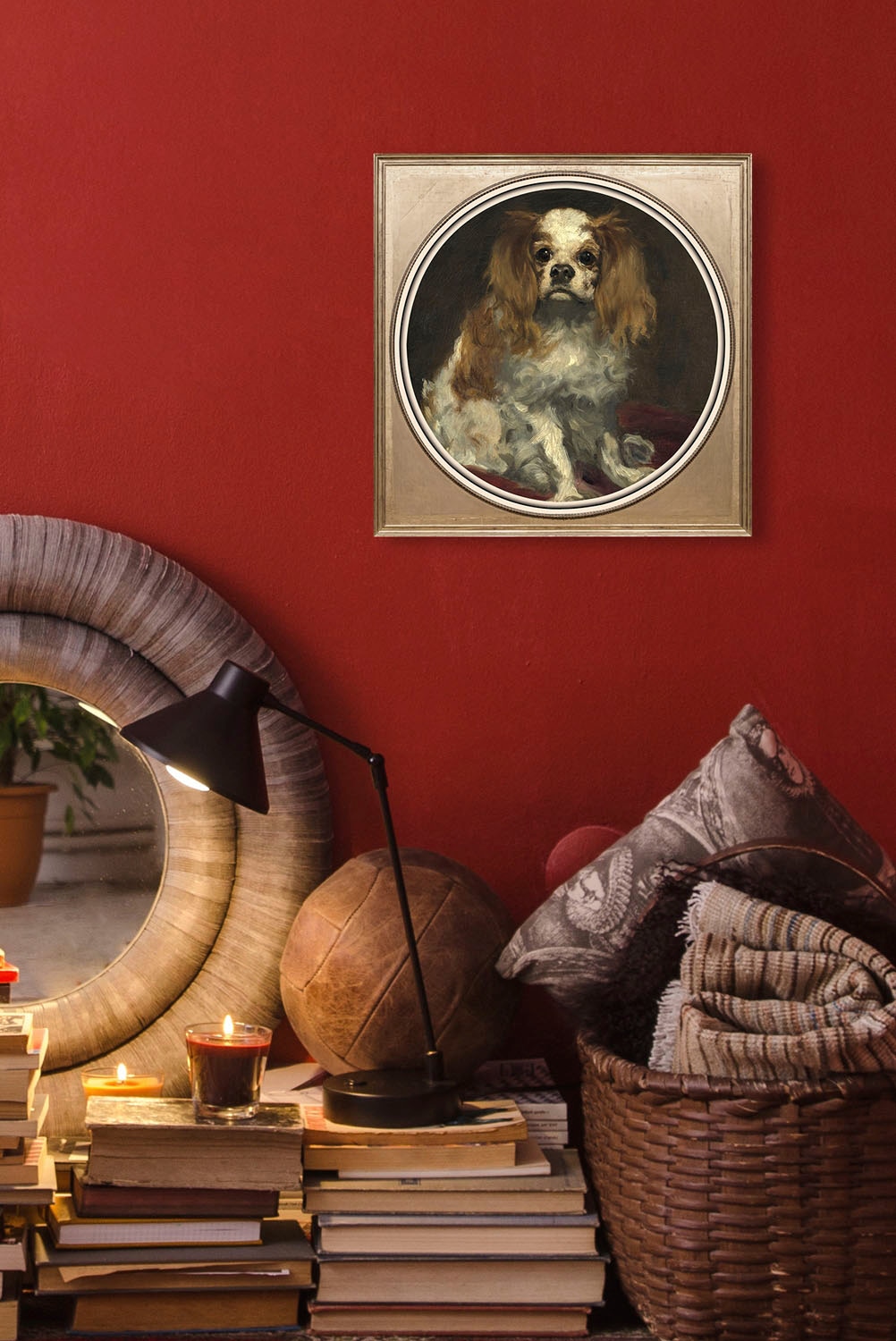 queence Acrylglasbild »Hund«, Haustiere-Gemälde-Kunst-Hund-Hunde-Hundebilder, Fine Art-Print in Galeriequalität