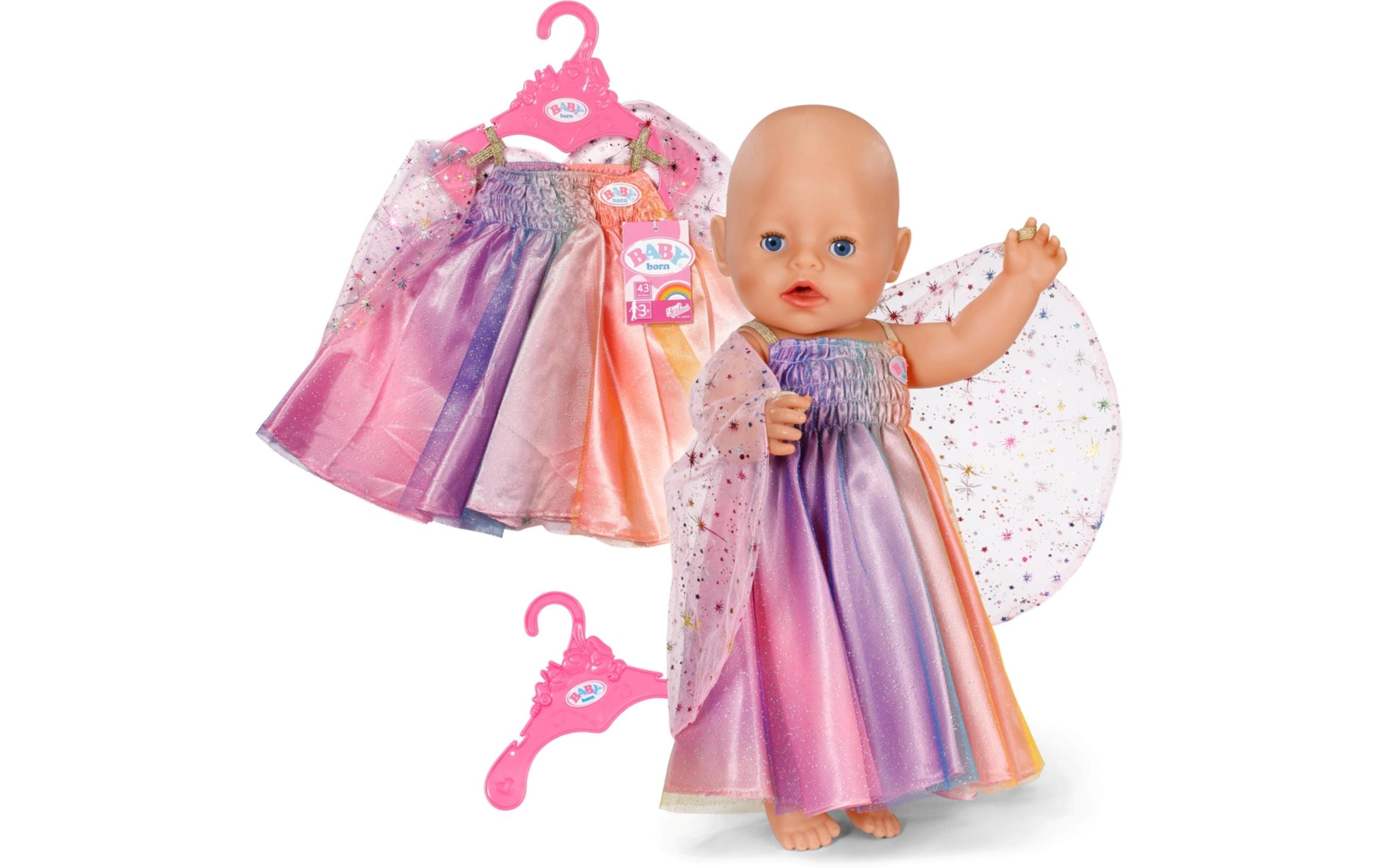 Baby Born Puppenkleidung »Regenbogen Kleid«