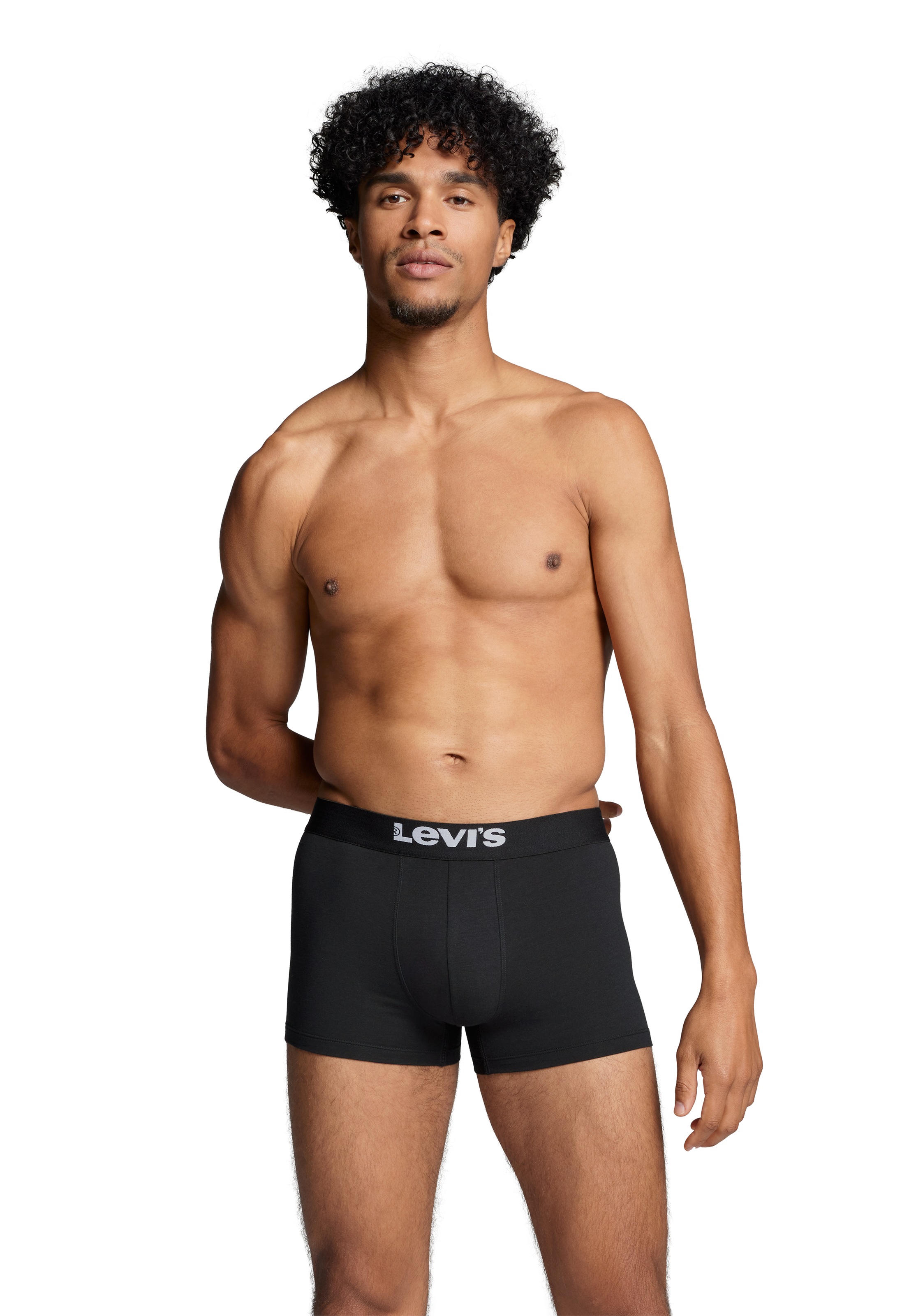Levi's® »LEVIS MEN SOLID BASIC TRUNK ORG CO 2P« Packung, 2er Pack,  mit breitem Logobund