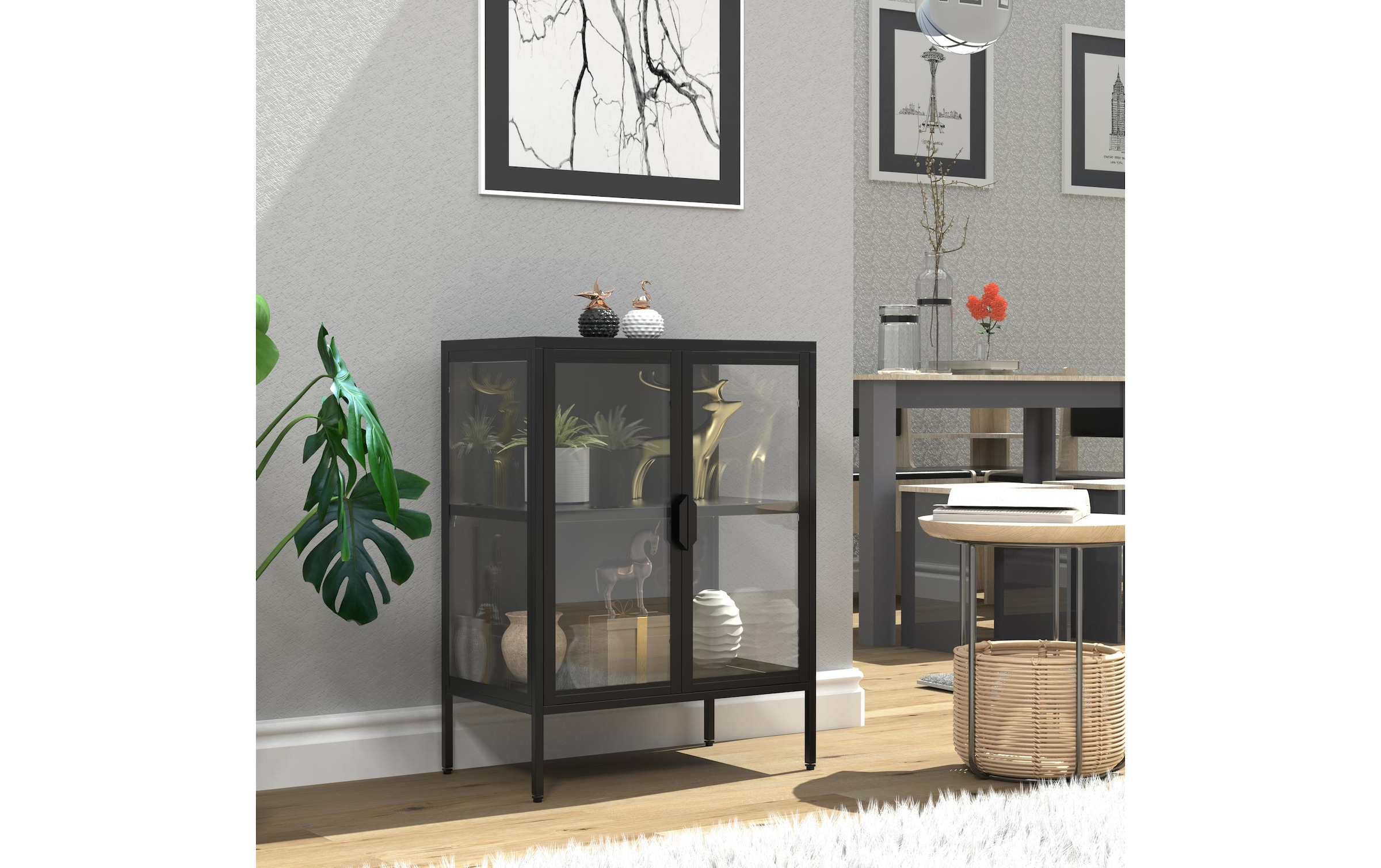 VCM Vitrine »Floka S 60 x 80 cm«