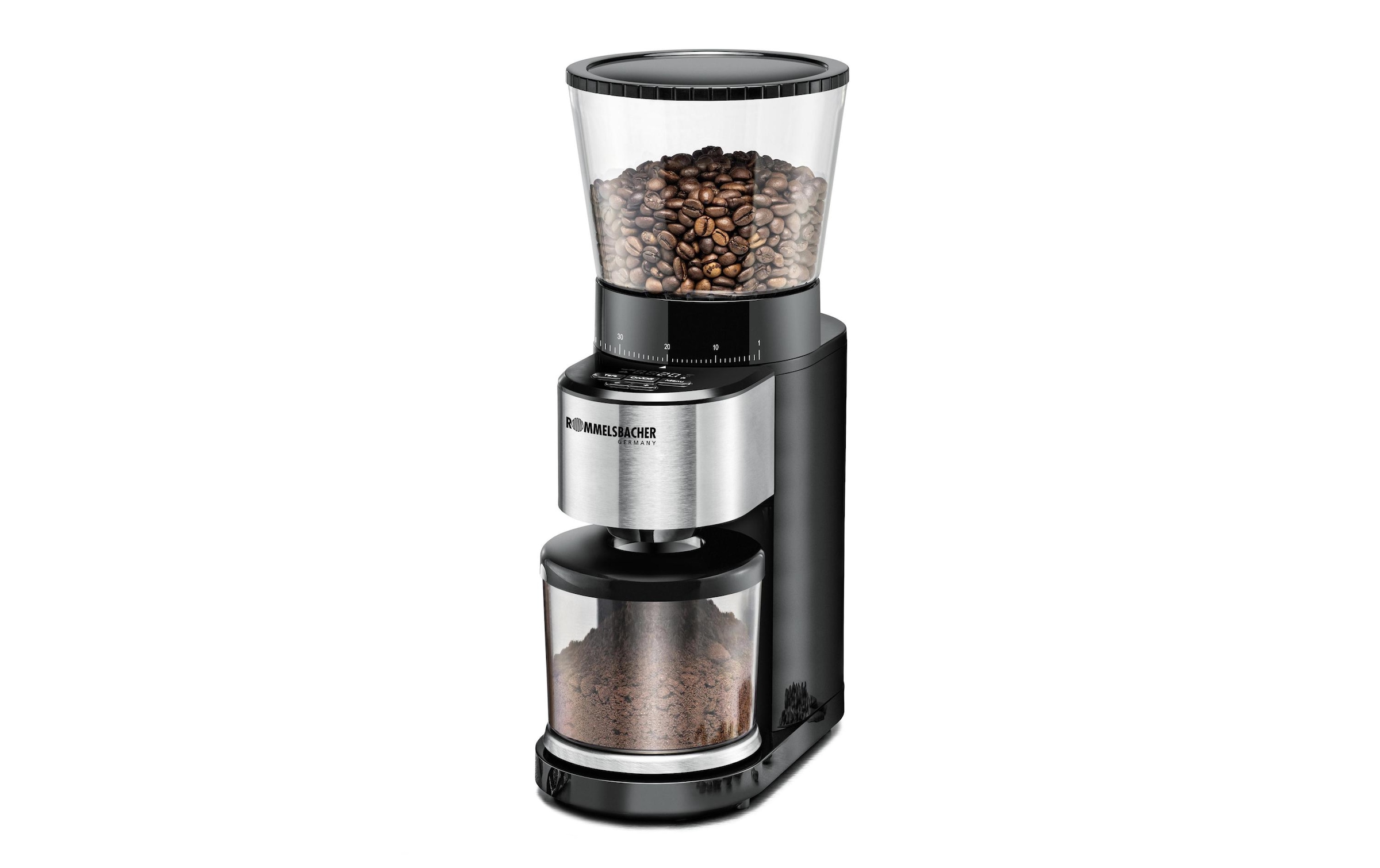 Rommelsbacher Kaffeemühle »KG 520.M«, Kegelmahlwerk, 400 g Bohnenbehälter