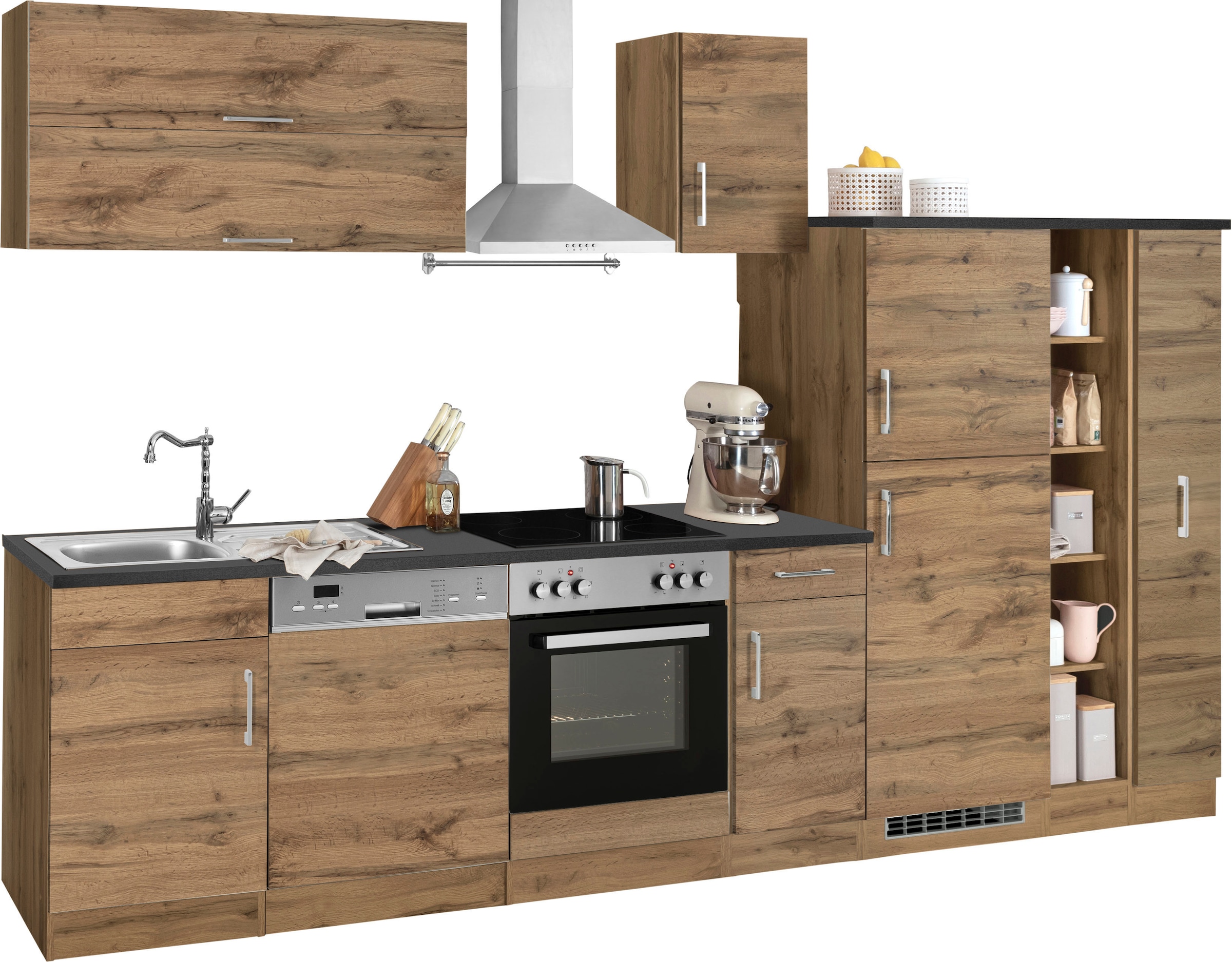 KOCHSTATION Kitchenette »KS-Colmar« sans appareils électriques, largeur 330 cm
