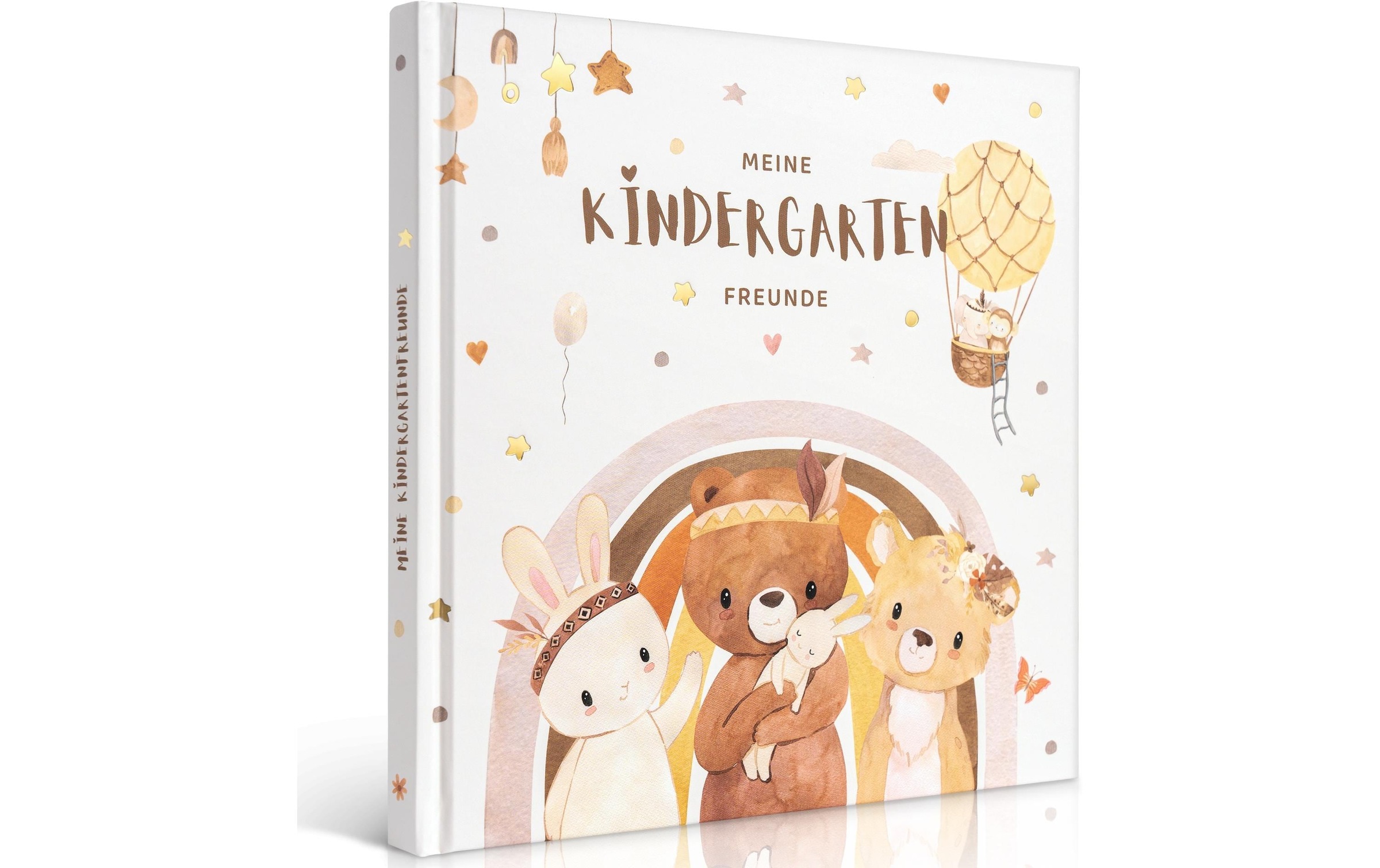 Image of Tagebuch "Eulentaler Boho" DIN A4 Liebevolles Freundealbum für Kita-Erinnerungen