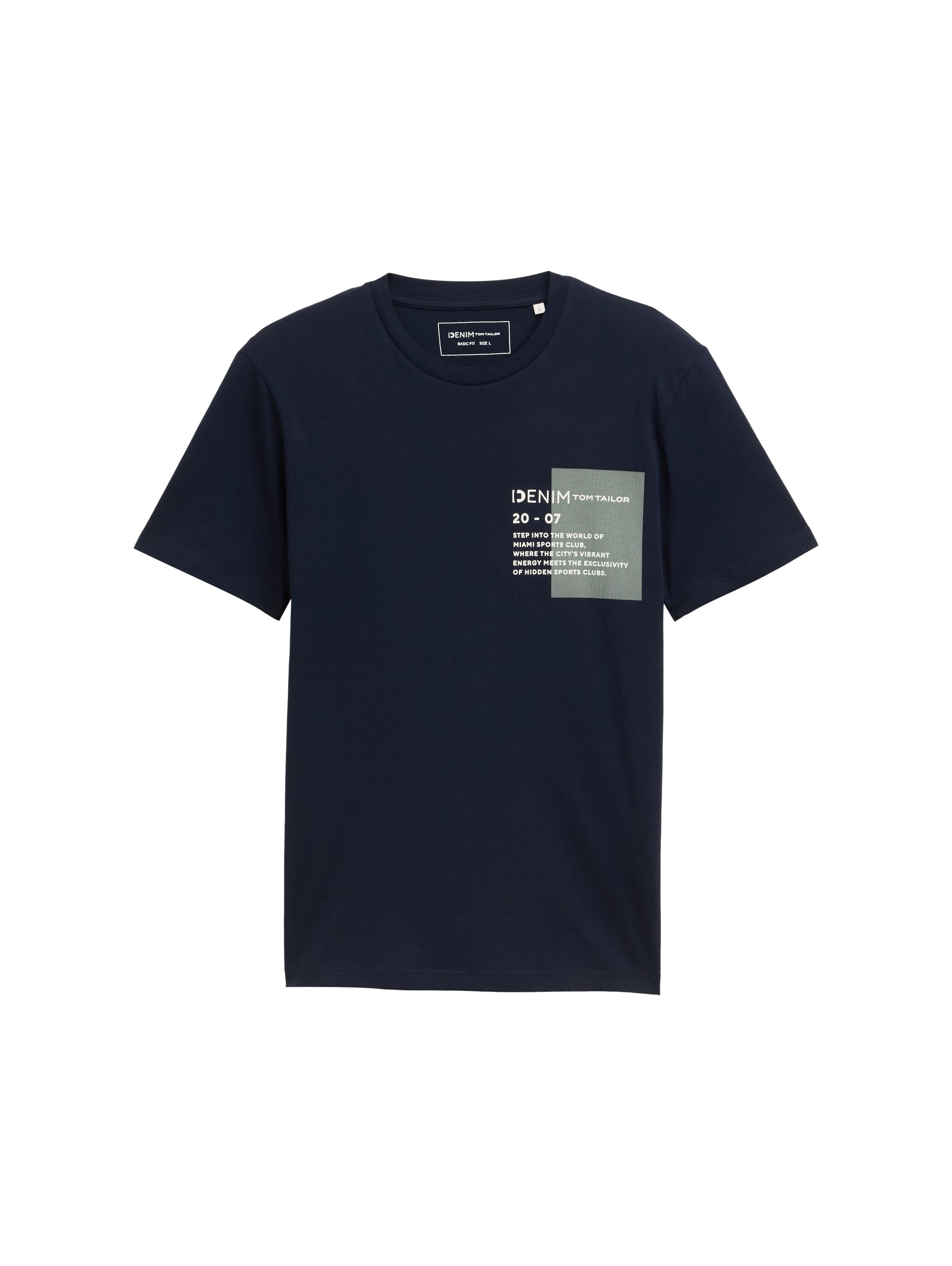 TOM TAILOR Denim T-Shirt, mit verschiedenen Logo Prints