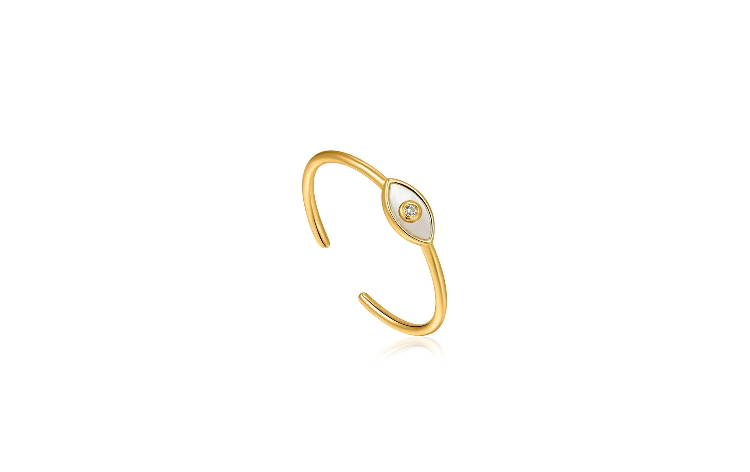 Image of Ania Haie Fingerring »Evil Eye Goldfarben« bei Ackermann Versand Schweiz