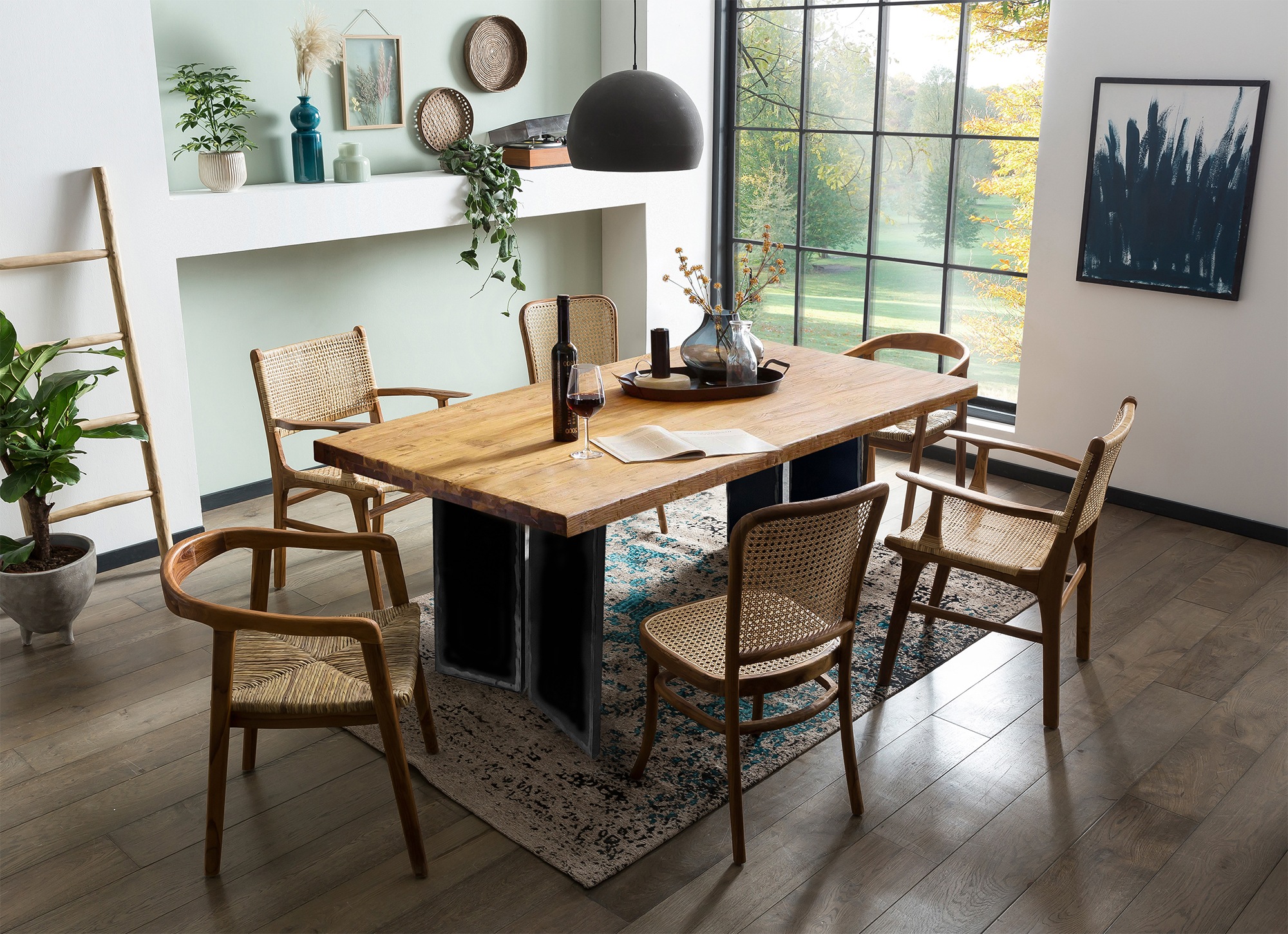 SIT Tischplatte 1 Stk. tlg. aus recyceltem Teakholz
