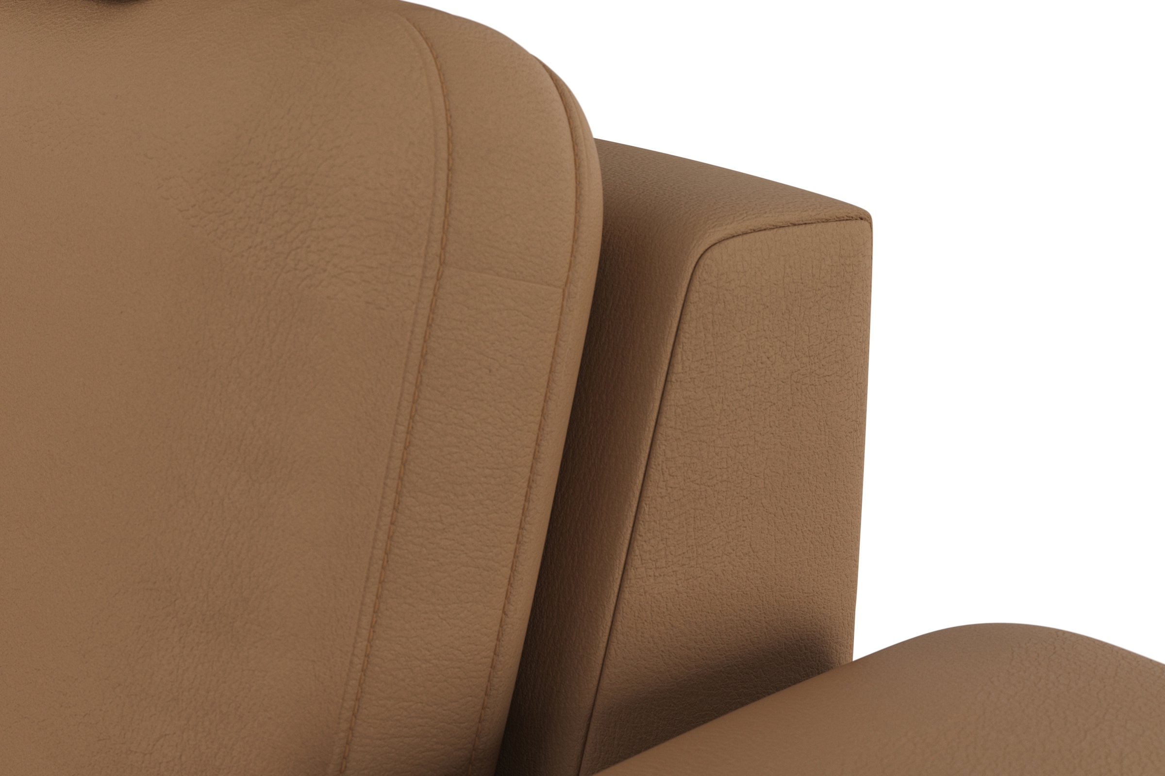 sit&more Ecksofa »Bendigo L-Form«, inklusive Sitztiefenverstellung, Bodenfreiheit 12 cm, in 2 Fussfarben