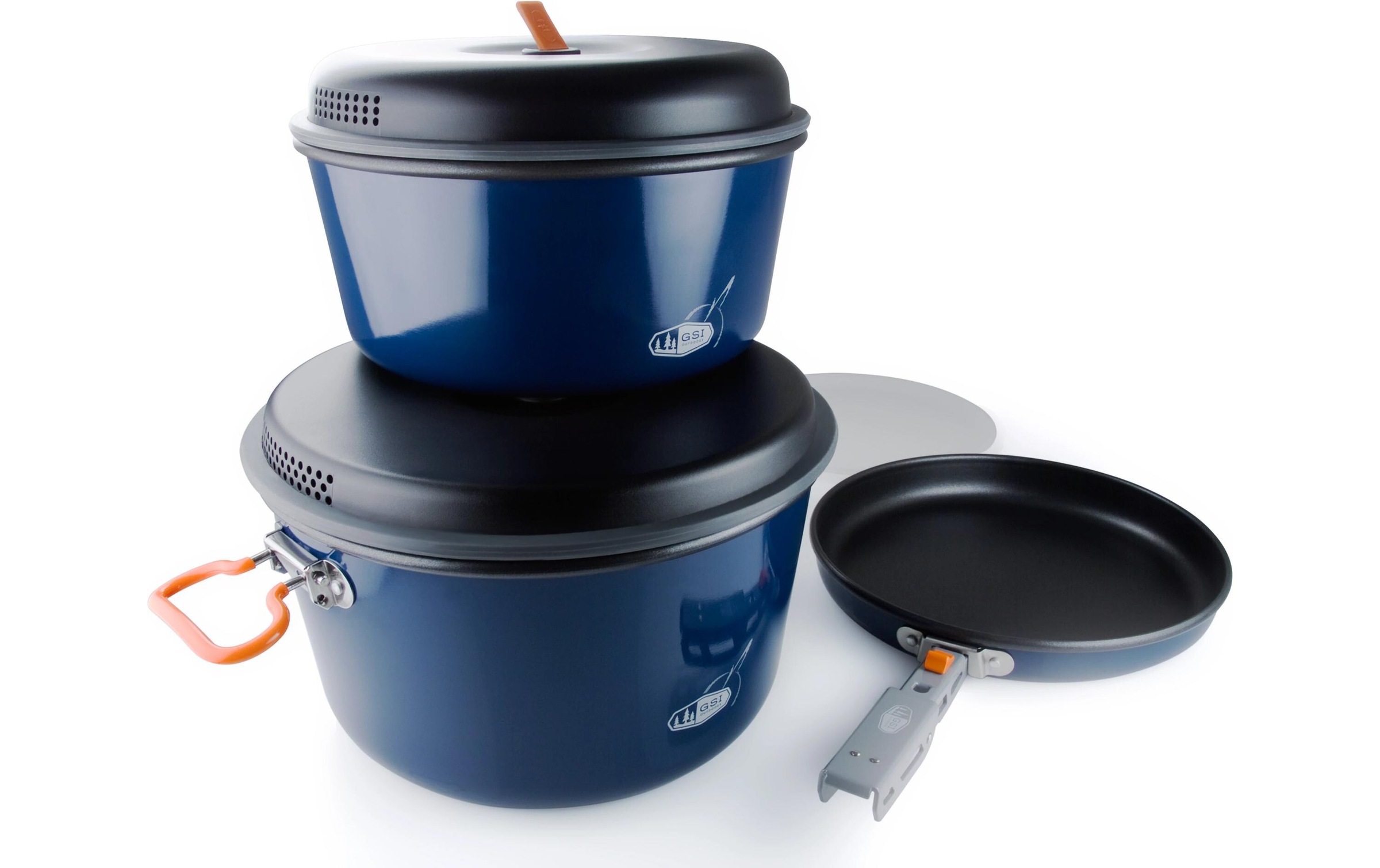 GSI OUTDOORS Kochtopf »Bugaboo Ceramic Base Camper Large«, Keramik-Aluminium, (Set)