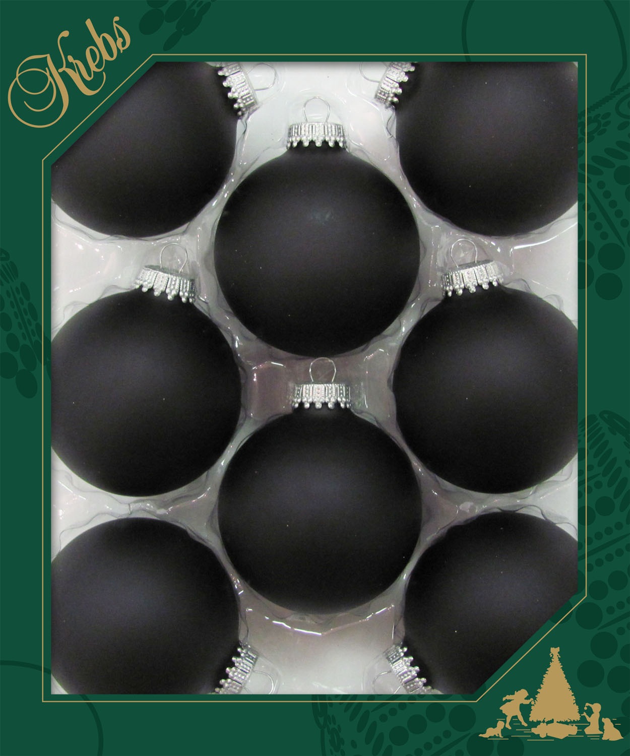 Krebs Glas Lauscha Weihnachtsbaumkugel »CBK83444, Weihnachtsdeko, Christbaumschmuck, Christbaumkugeln Glas« aus Glas