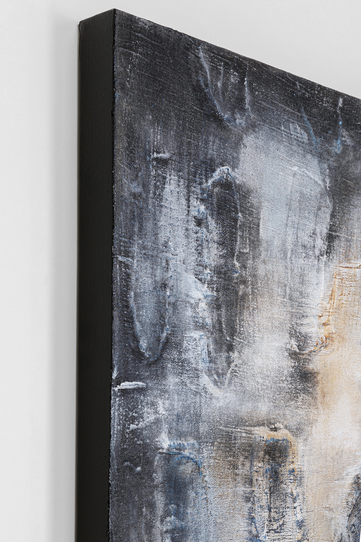 Kare Design Tableau sur toile »Leinwandbild Shadows Grau 90x120cm«