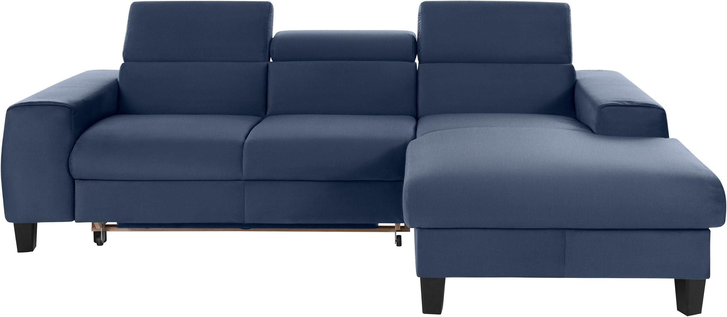 COTTA Polstergarnitur »Morven L-Form«, (Set), Set bestehend aus: Ecksofa mit Kopfteilverstellung & Hocker
