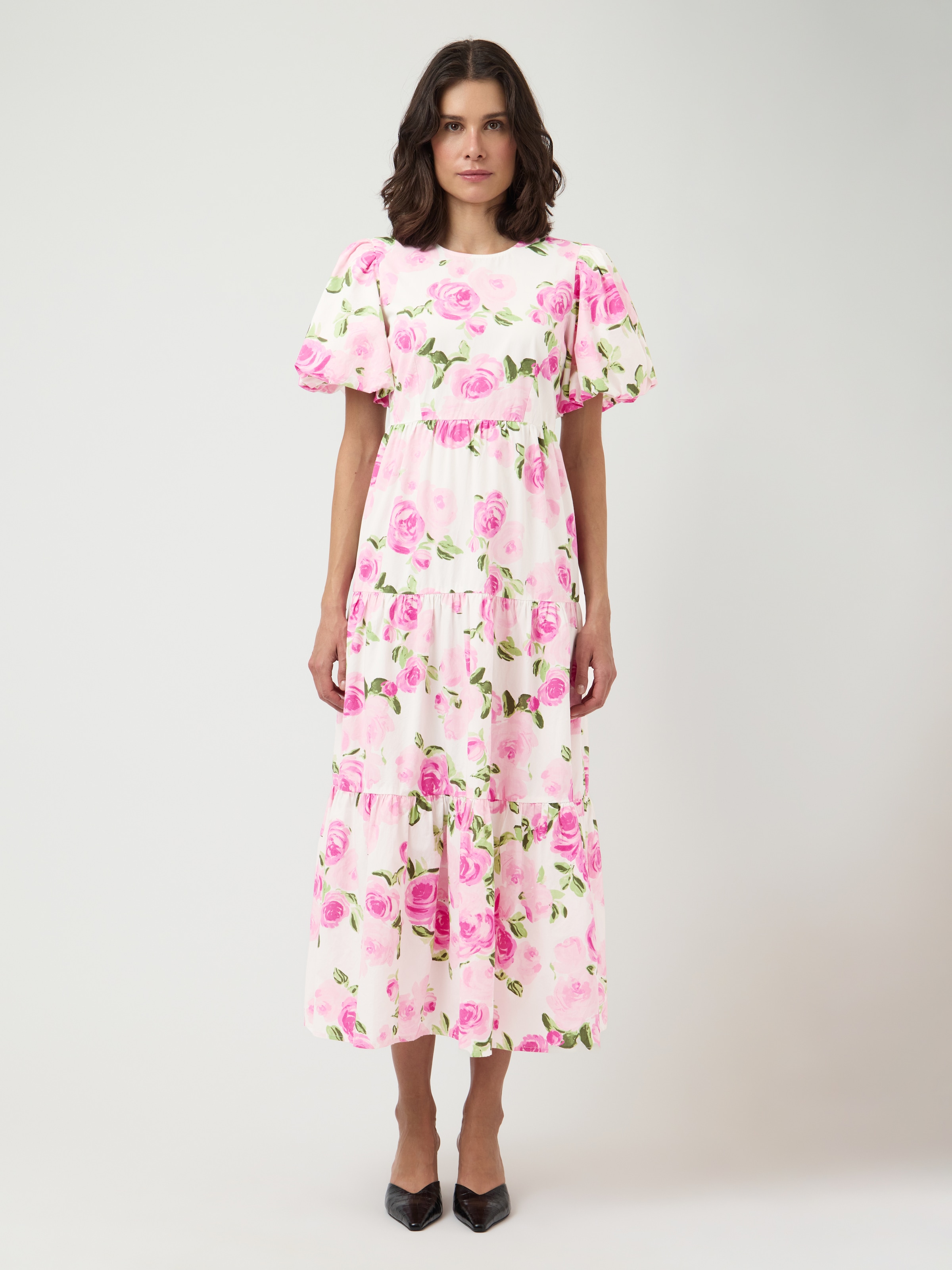 Y.A.S Robe midi »YASCOLEA SS ANKLE DRESS S. NOOS« robe d'été, coton, longueur cheville