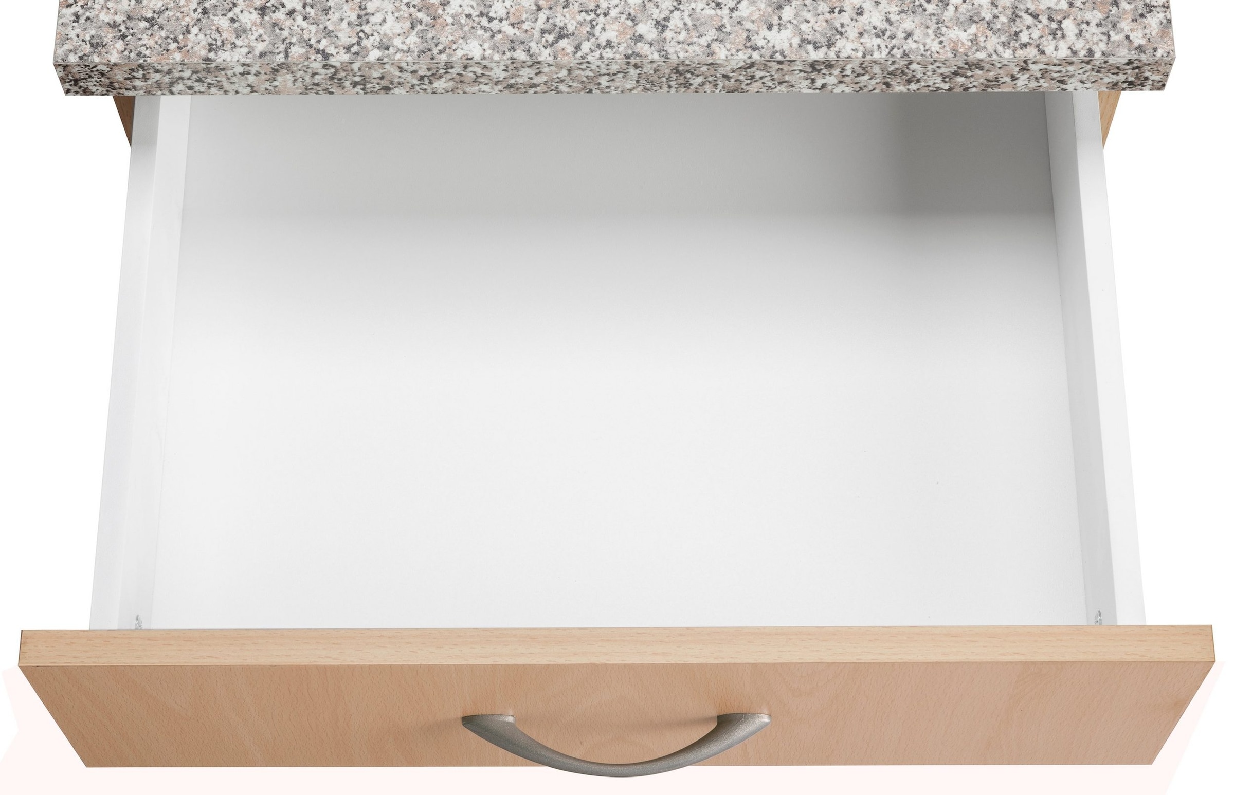 wiho Küchen Unterschrank »Kiel«, 50 cm breit, Tiefe 50 cm, mit 2 grossen Auszügen und 1 Schublade