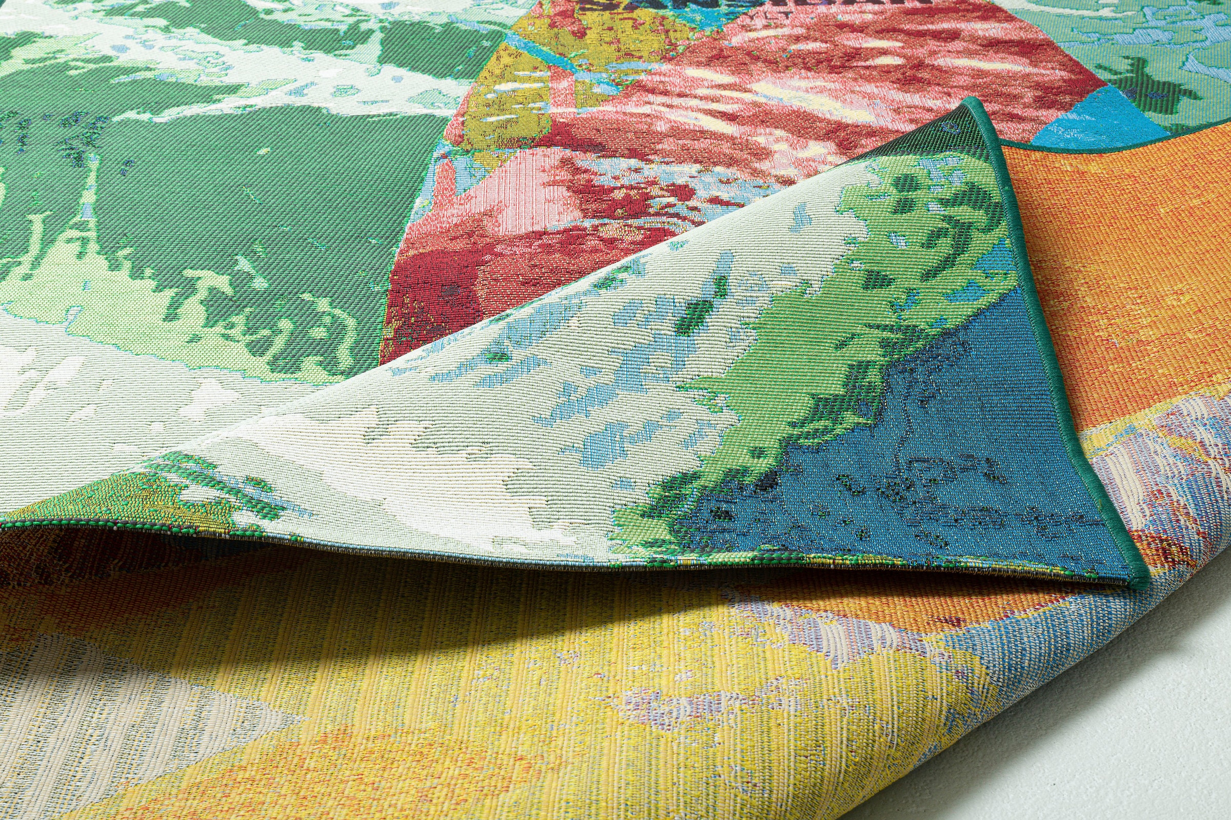Sansibar Teppich »Rantum Beach SA-024«, rechteckig, 5 mm Höhe, Flachgewebe, modernes Design, Motiv Surfboard, In- & Outdoor geeignet