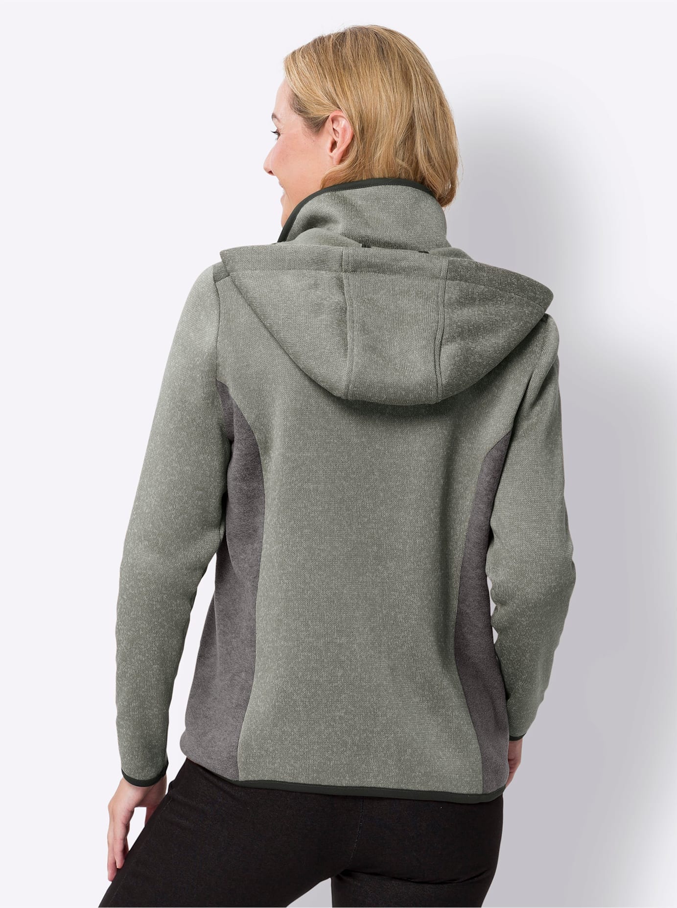 Classic Basics Strickfleecejacke, mit Kapuze