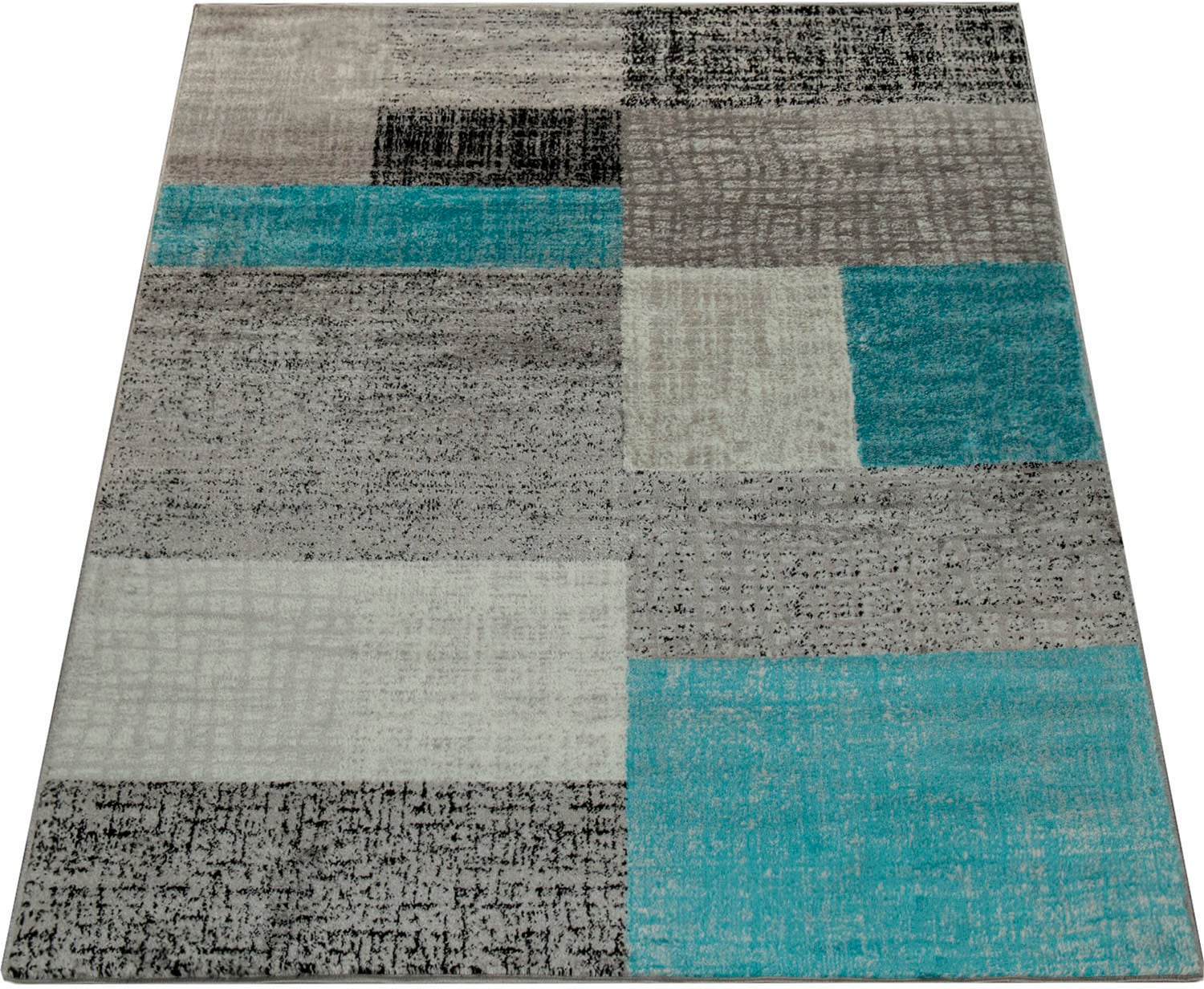 Paco Home Teppich »Sinai 075«, rechteckig, Kurzflor, modernes Patchwork Design