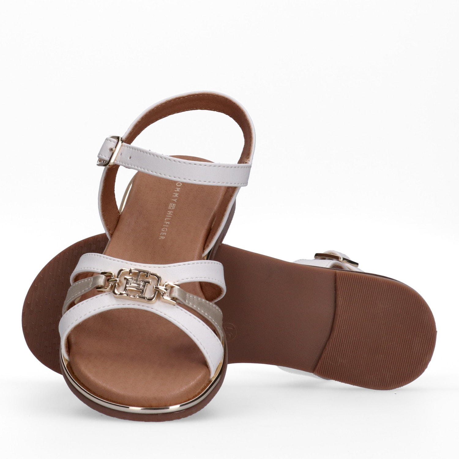 Tommy Hilfiger Riemchensandale  Sandalette, Festtagsschuh, Sommerschuh mit Schnallenverschluss