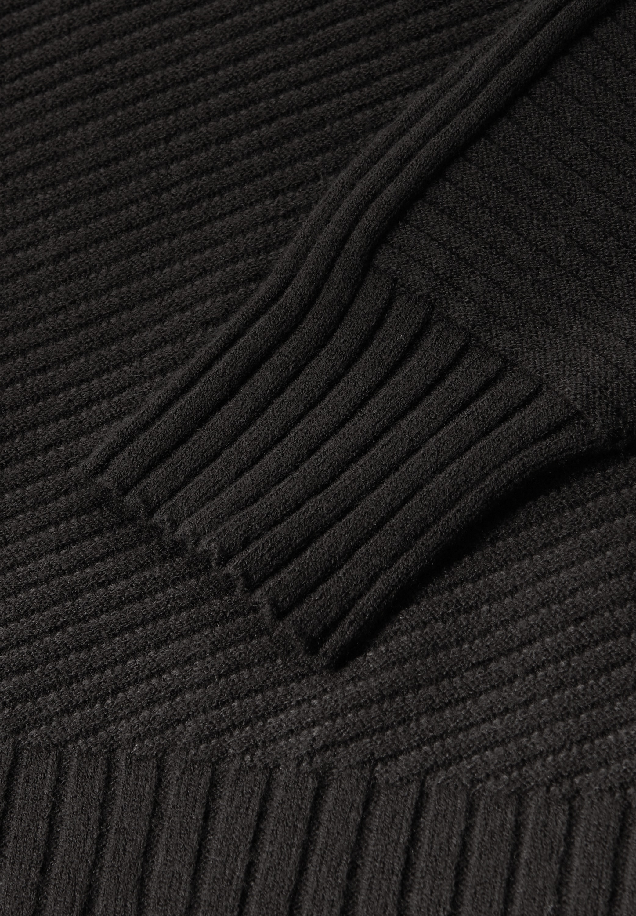 STREET ONE Pull en tricot mit Struktur und Stehkragen/Turtleneck