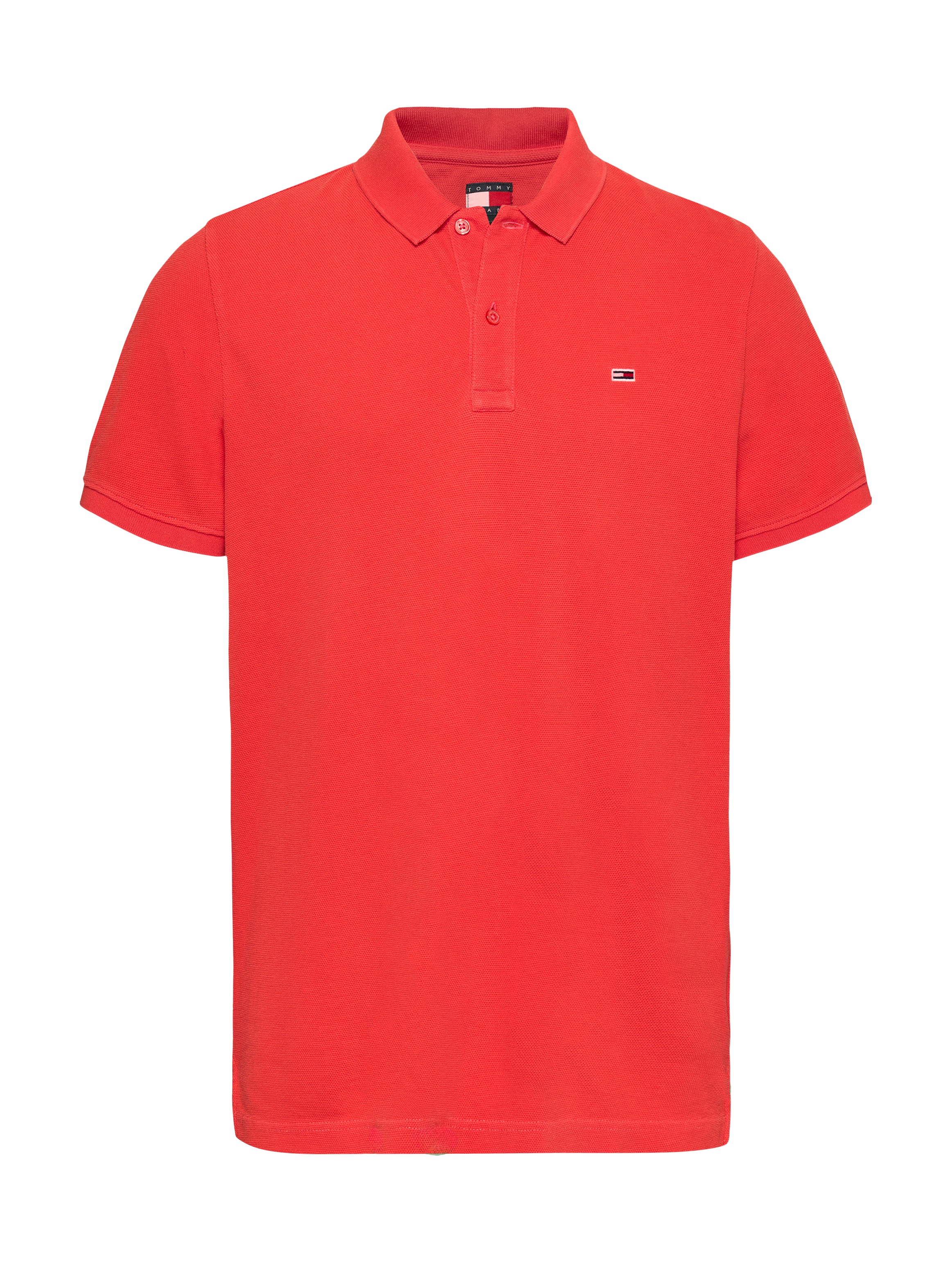 Tommy Jeans Poloshirt »TJM SLIM ESSENTIAL GD POLO SS«, mit Logostickerei