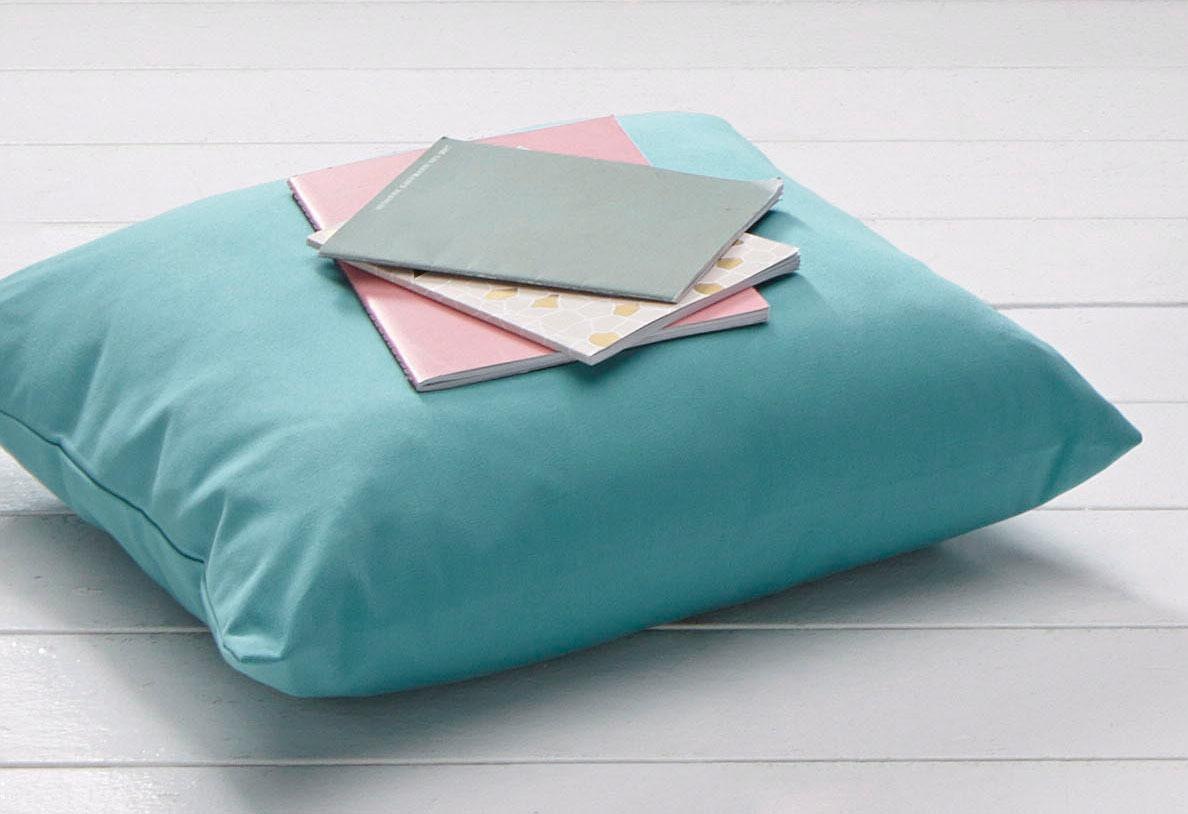 H.O.C.K. Dekokissen »Classic Uni«, Kissenhülle mit Füllung, 1 Stück, 60/40 cm