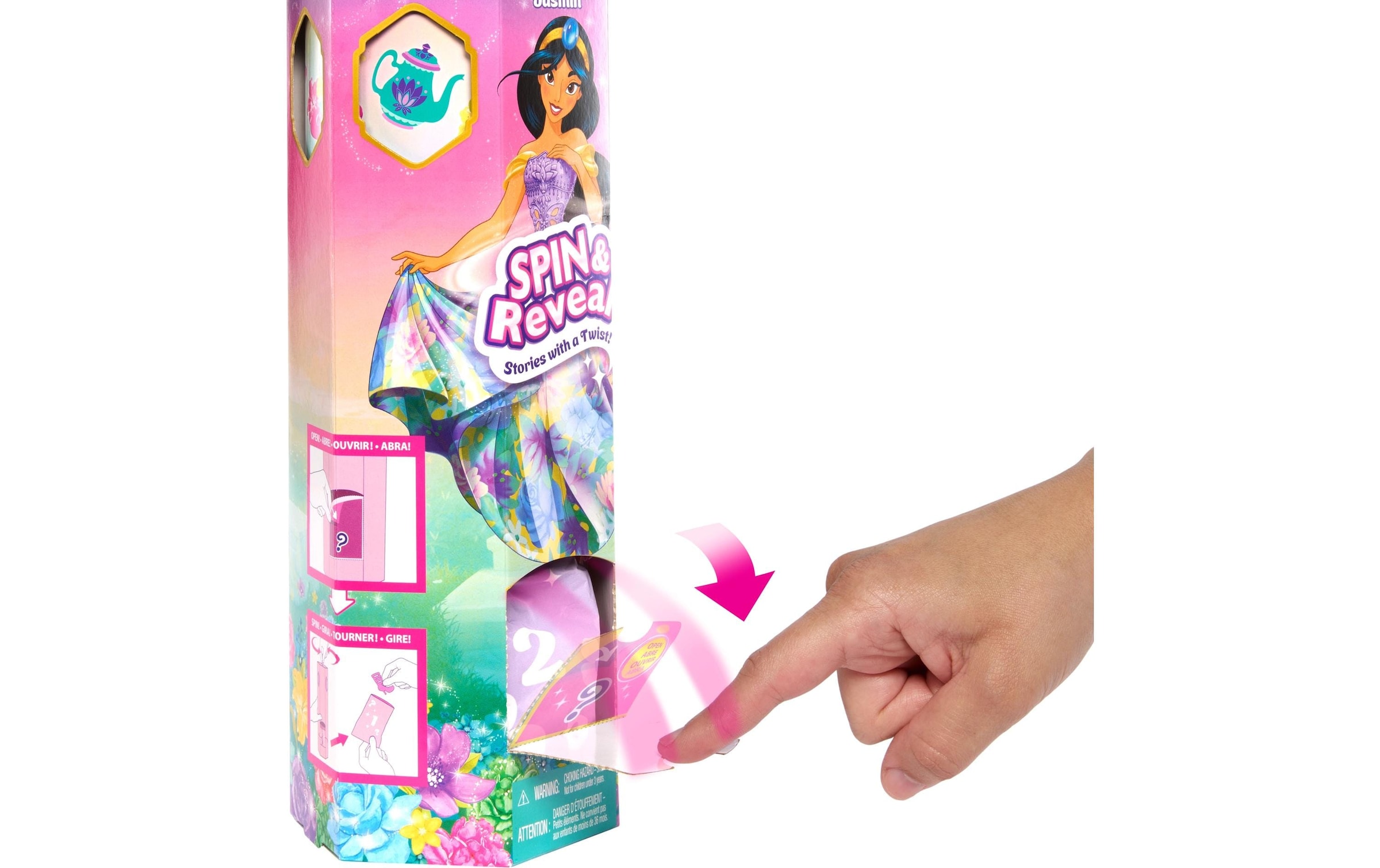 Disney Princess Spielfigur »Disney Prinzessin Spin & Reveal Jasmine«