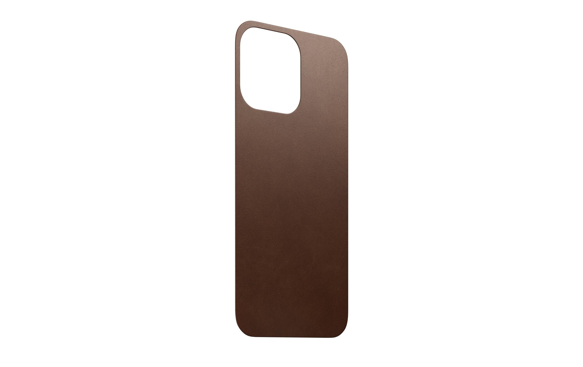 Nomad Smartphone-Hülle »Leather Skin iPhone 13 Pro Br«, iPhone 13 Pro