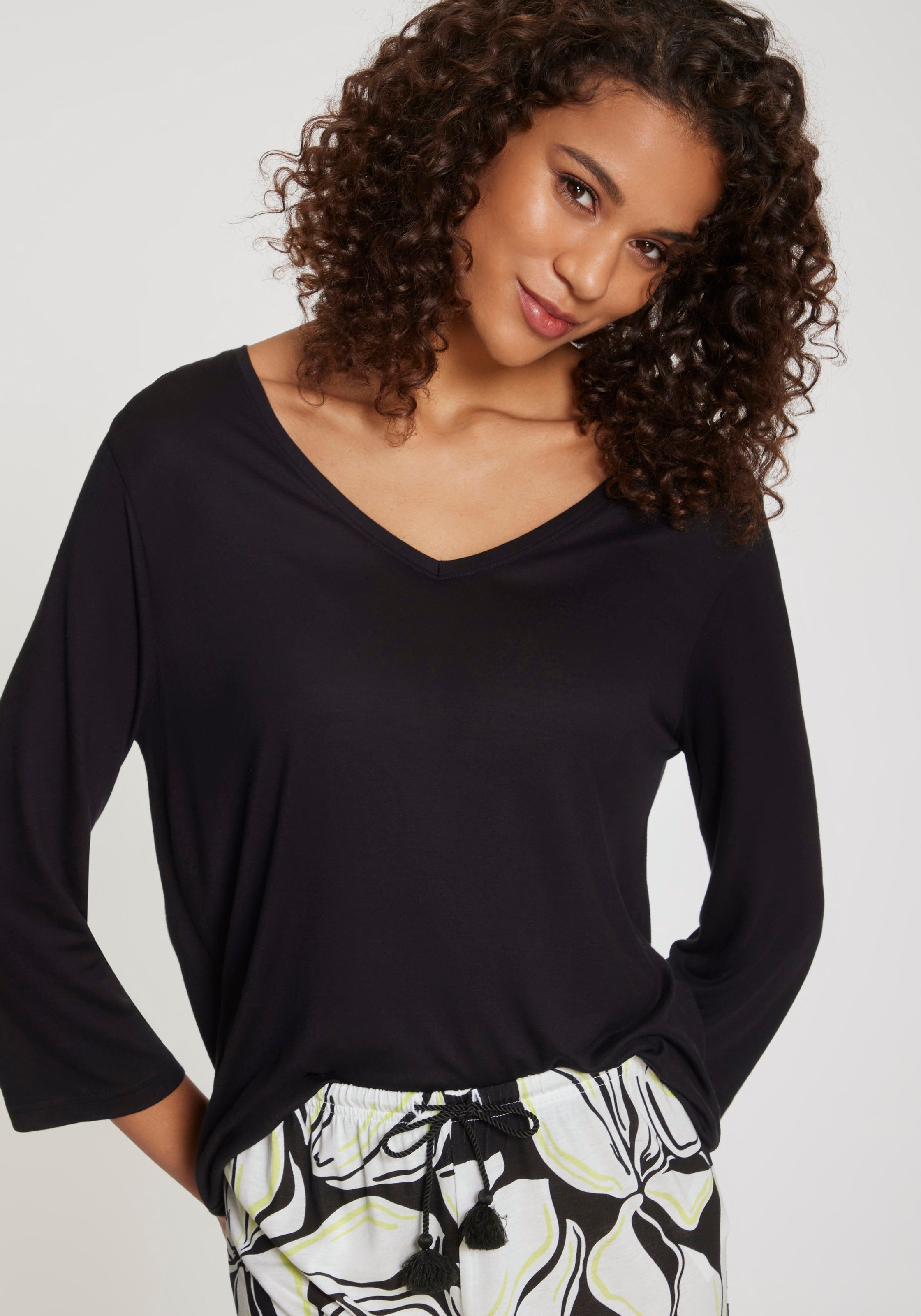 Vivance Dreams Pyjama 2 tlg. mit Allover-Druck