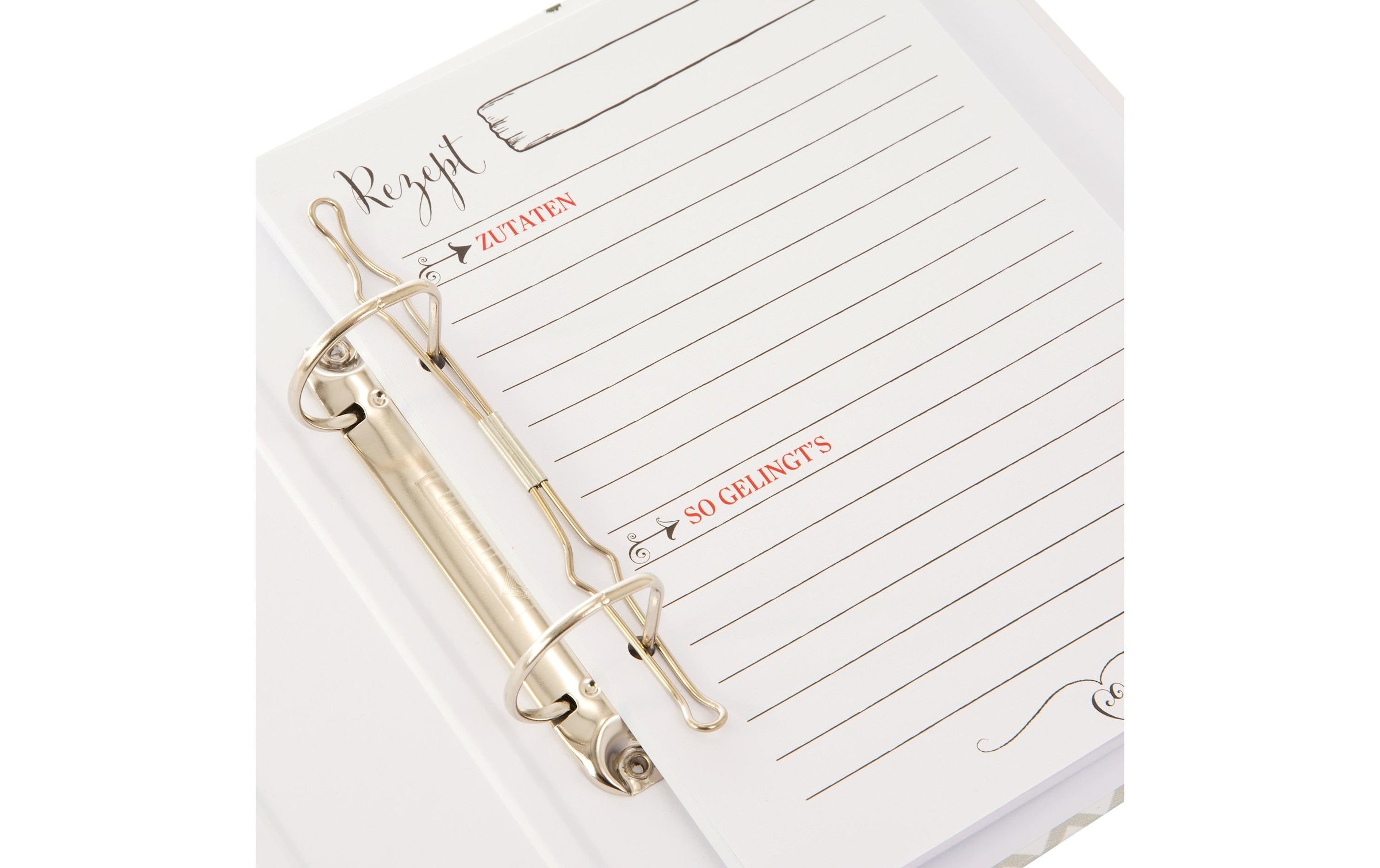 Goldbuch Notizbuch »Notizbuch für Rezepte Home«