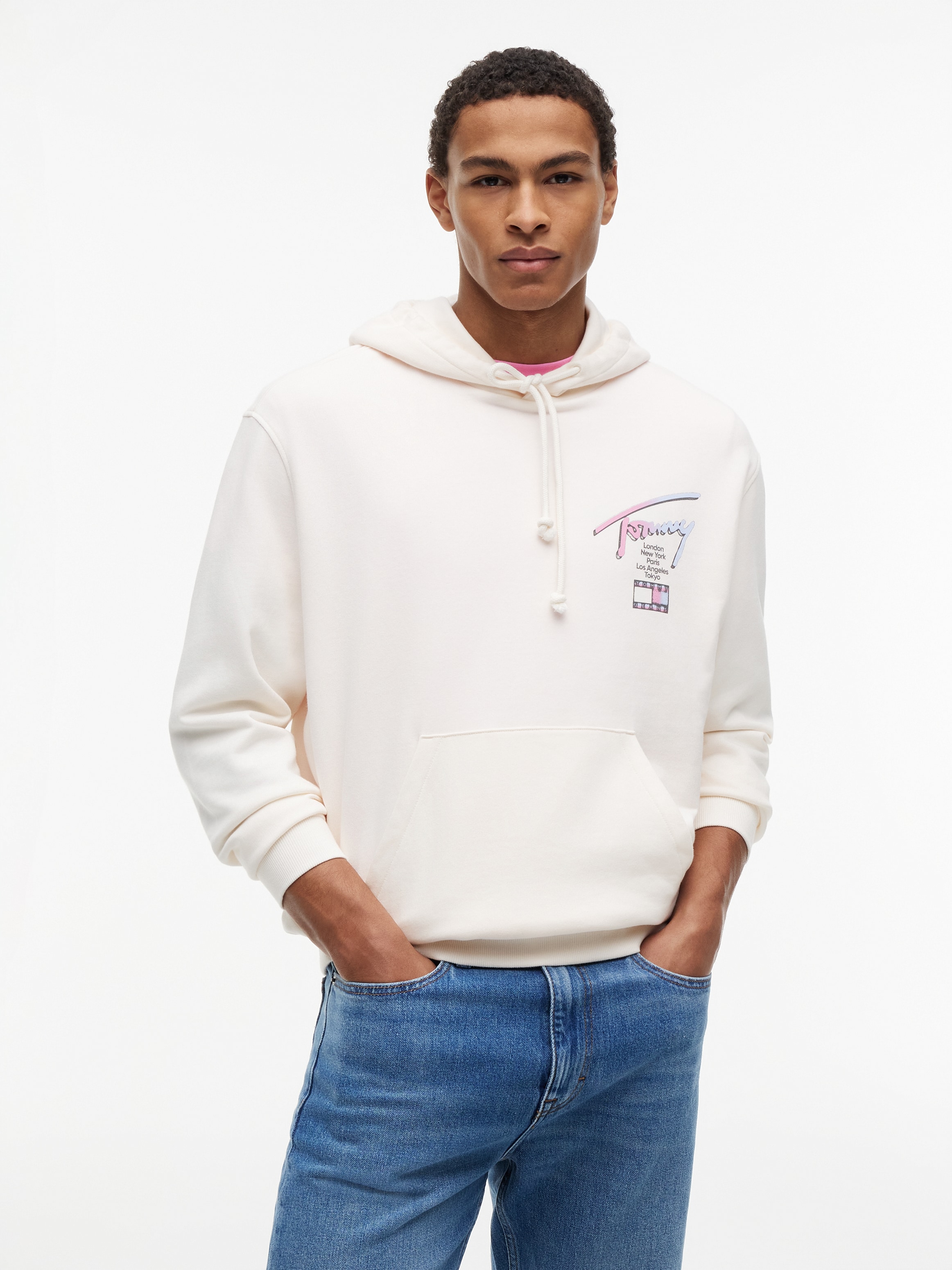 Image of Tommy Jeans Hoodie "TJM RELAXED SIGNATURE"