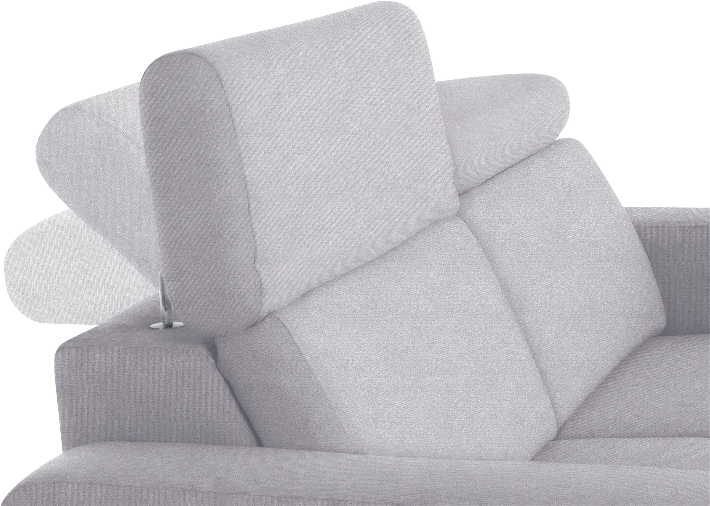 sit&more 2-Sitzer »Bologna«, inklusive Kopfteilverstellung und Federkern