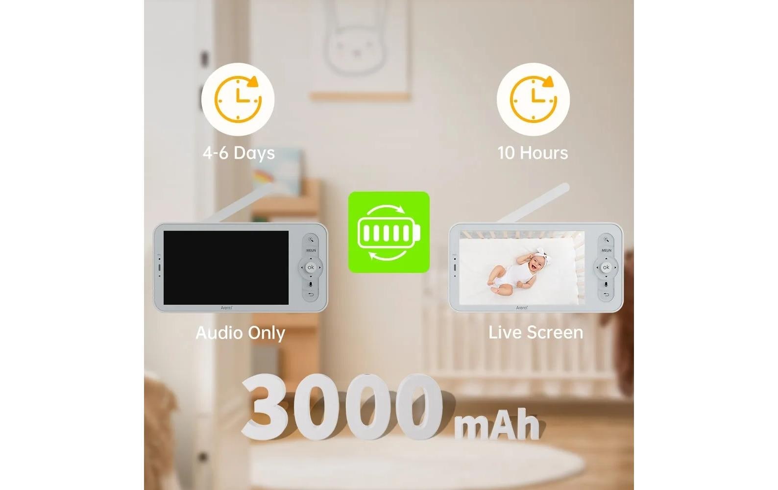   Babyphone vidéo »Arenti AINanny 2 Kamera Set«