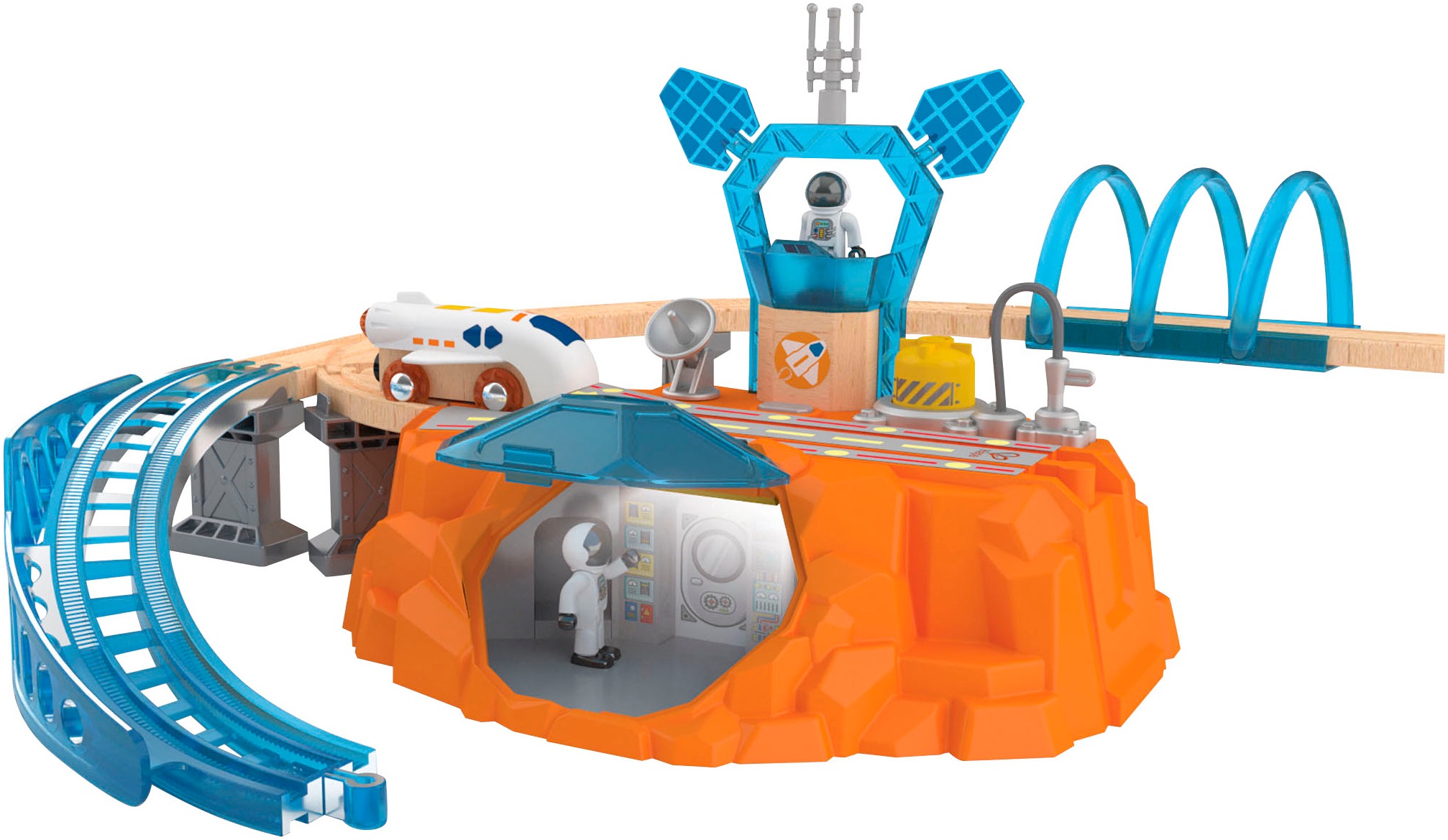 Hape Train jouet »Zugset - Mars-Erkundung« mit Licht und Sound