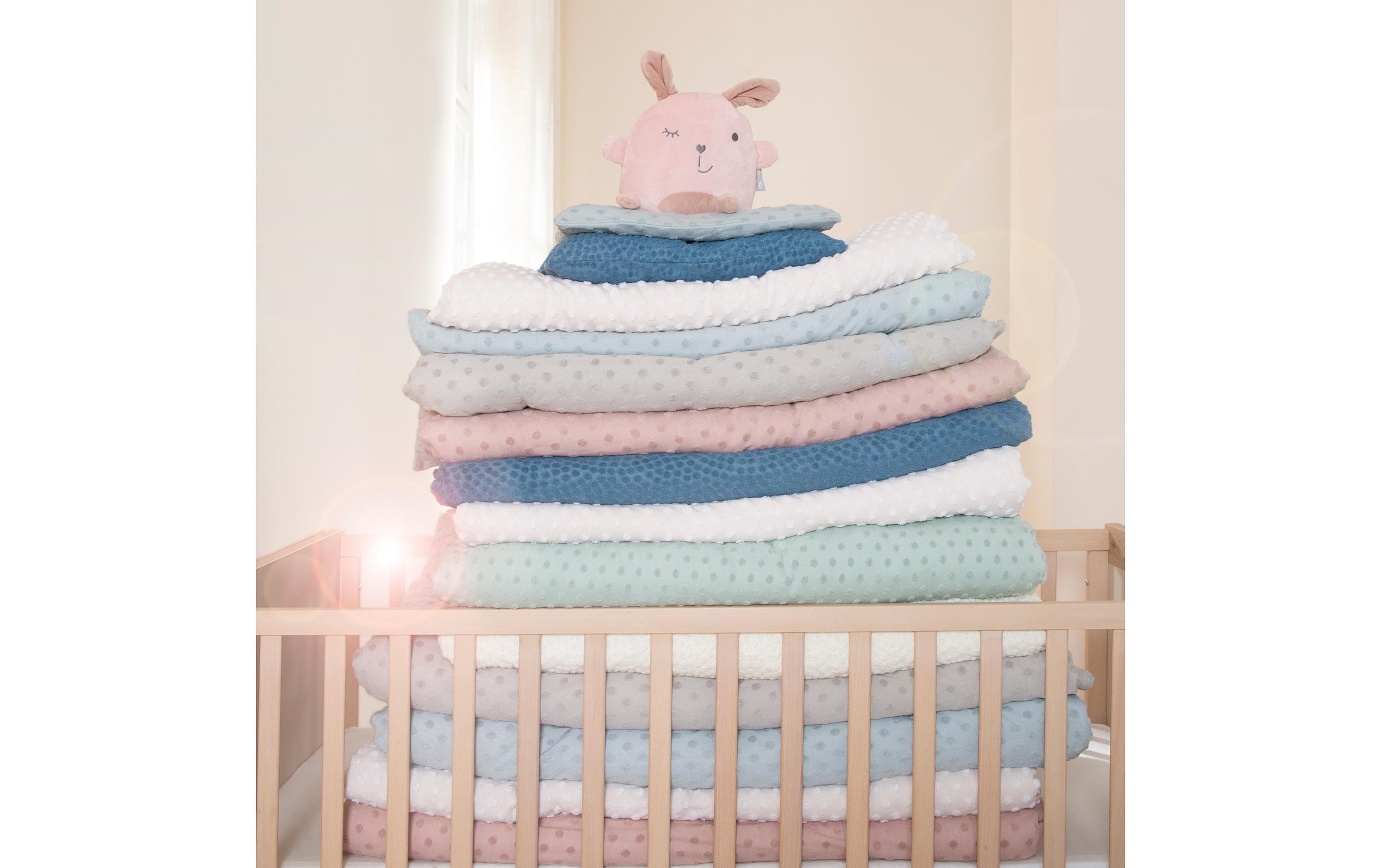 roba® Kinderbettwäsche »Frosty almond 100 x 135 cm + 40 x 60 cm«