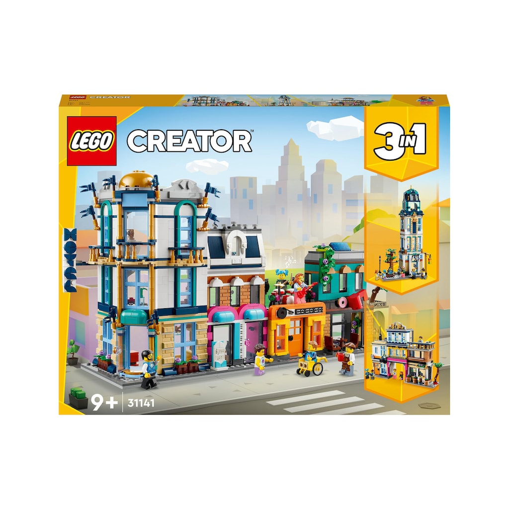 LEGO® Spielbausteine »Hauptstrasse 31141«, (1459 St.)