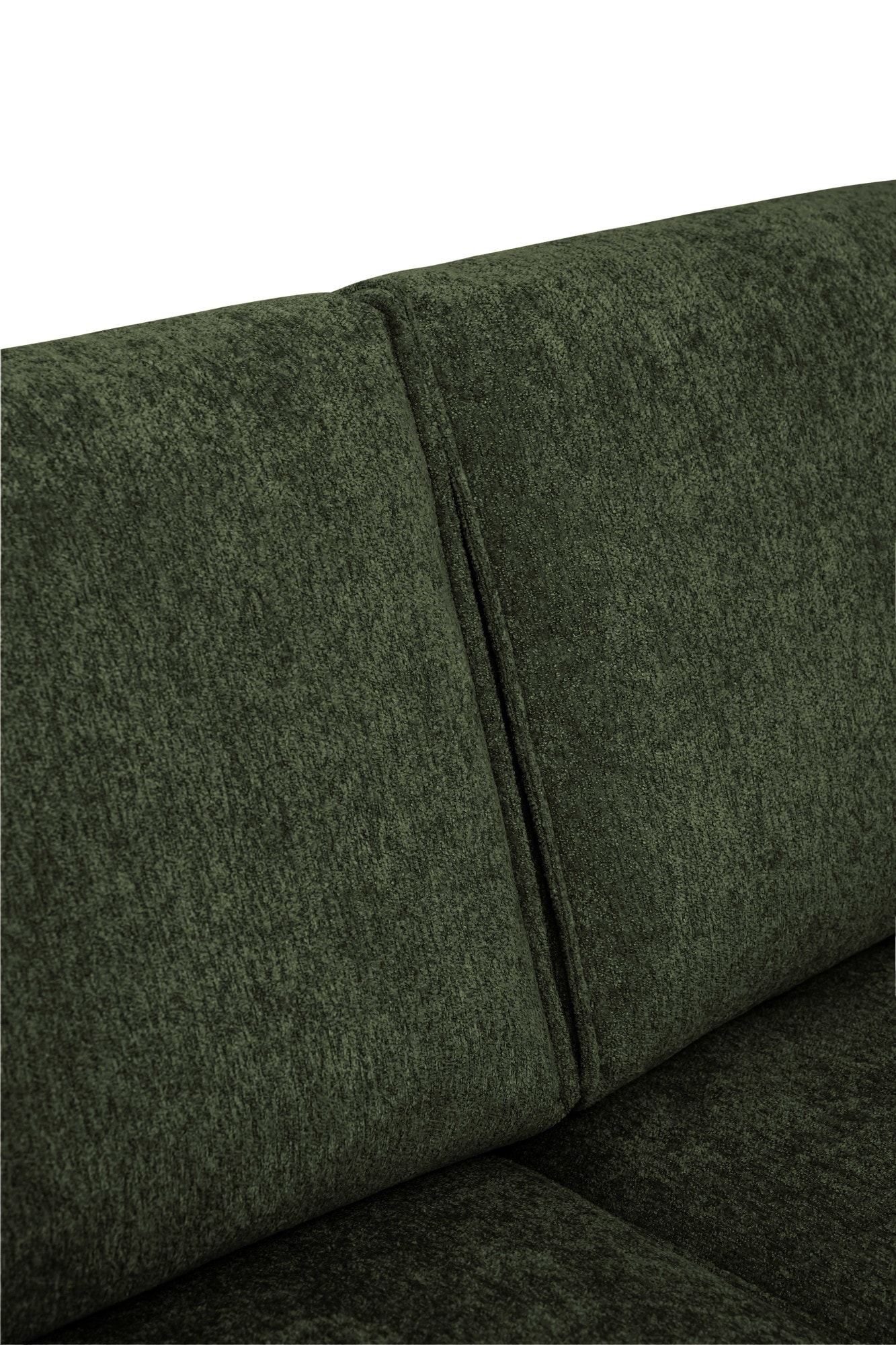 Places of Style 3-Sitzer »3er Sofa Oland, Struktur, Flachgewebe, Luxus-Microfaser, Boucle«, 224 cm, Wellenunterfederung, Skandi-Design, Metallfüsse