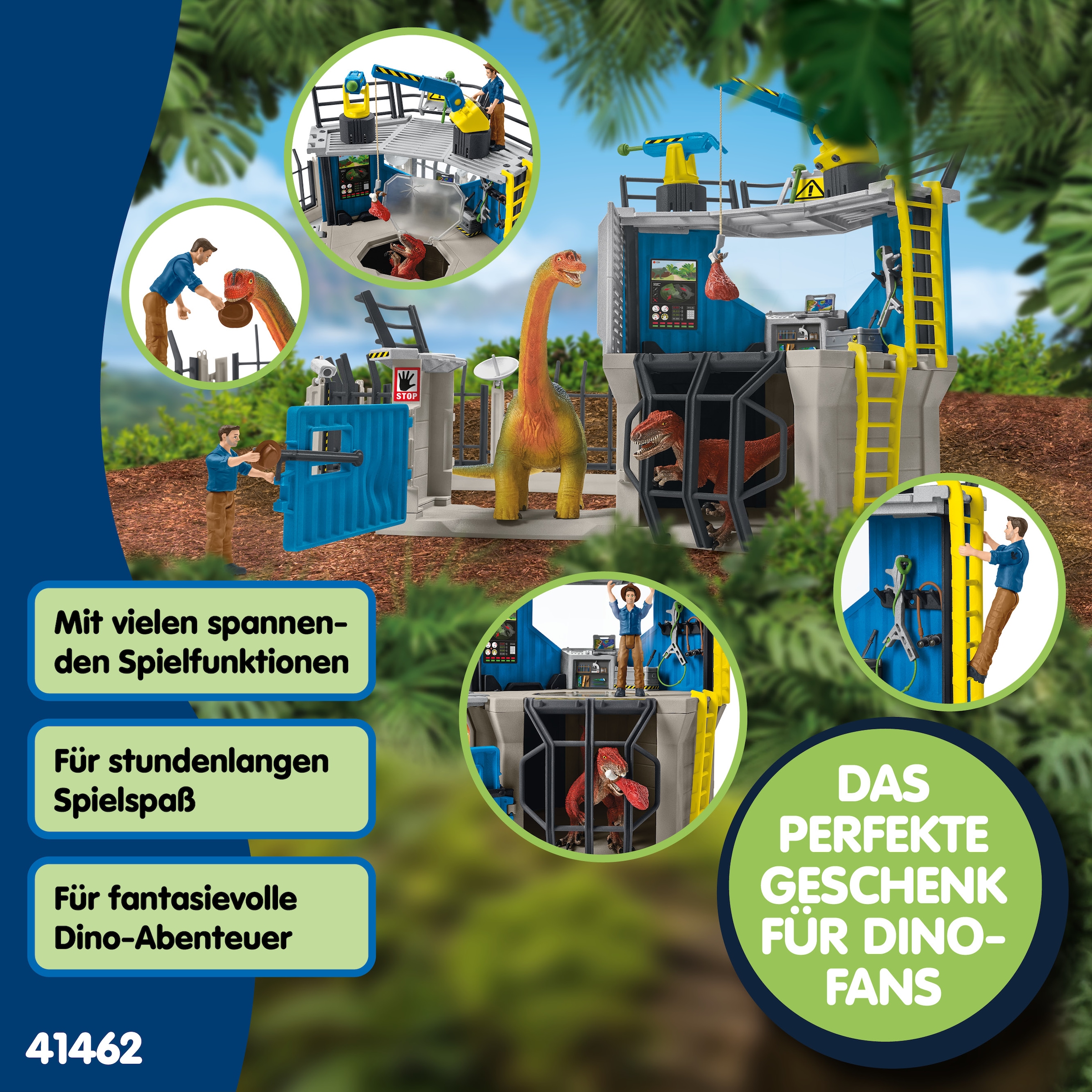 Schleich® Spielwelt »DINOSAURS, Grosse Dino-Forschungsstation (41462)« Made in Germany