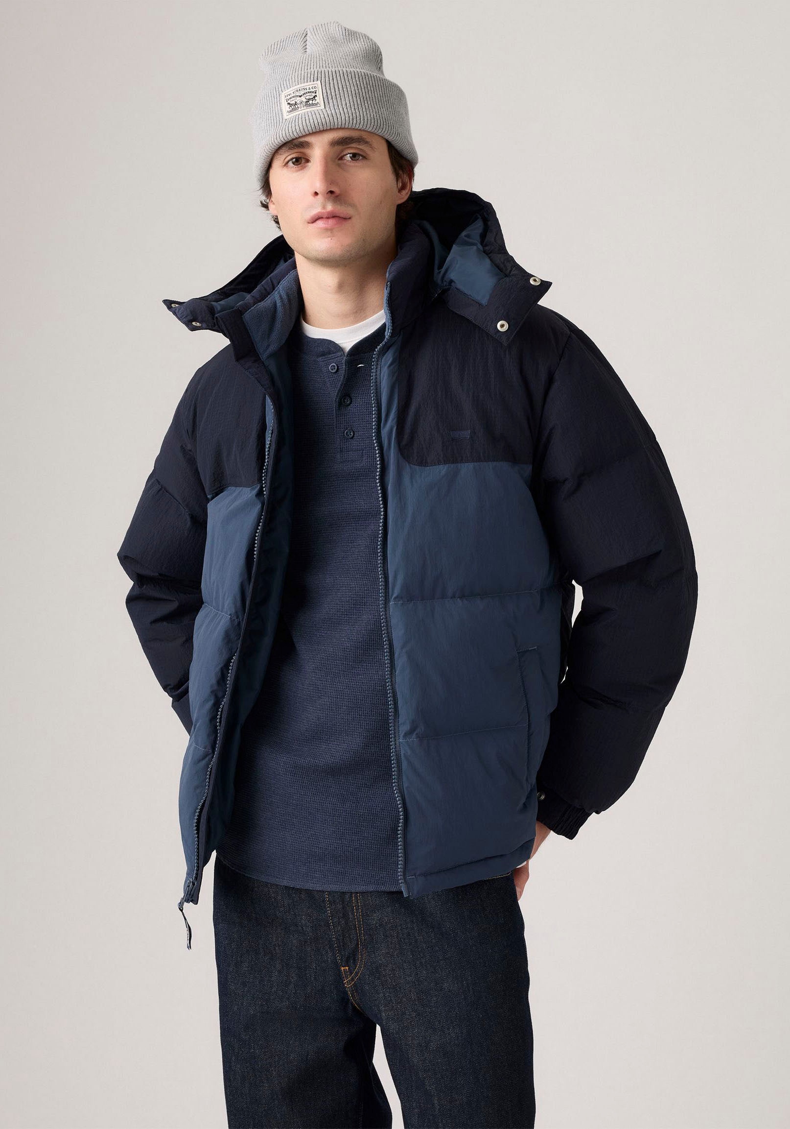 Levi's® Steppjacke »ROCKRIDGE SHORT PUFFER«, mit Kapuze