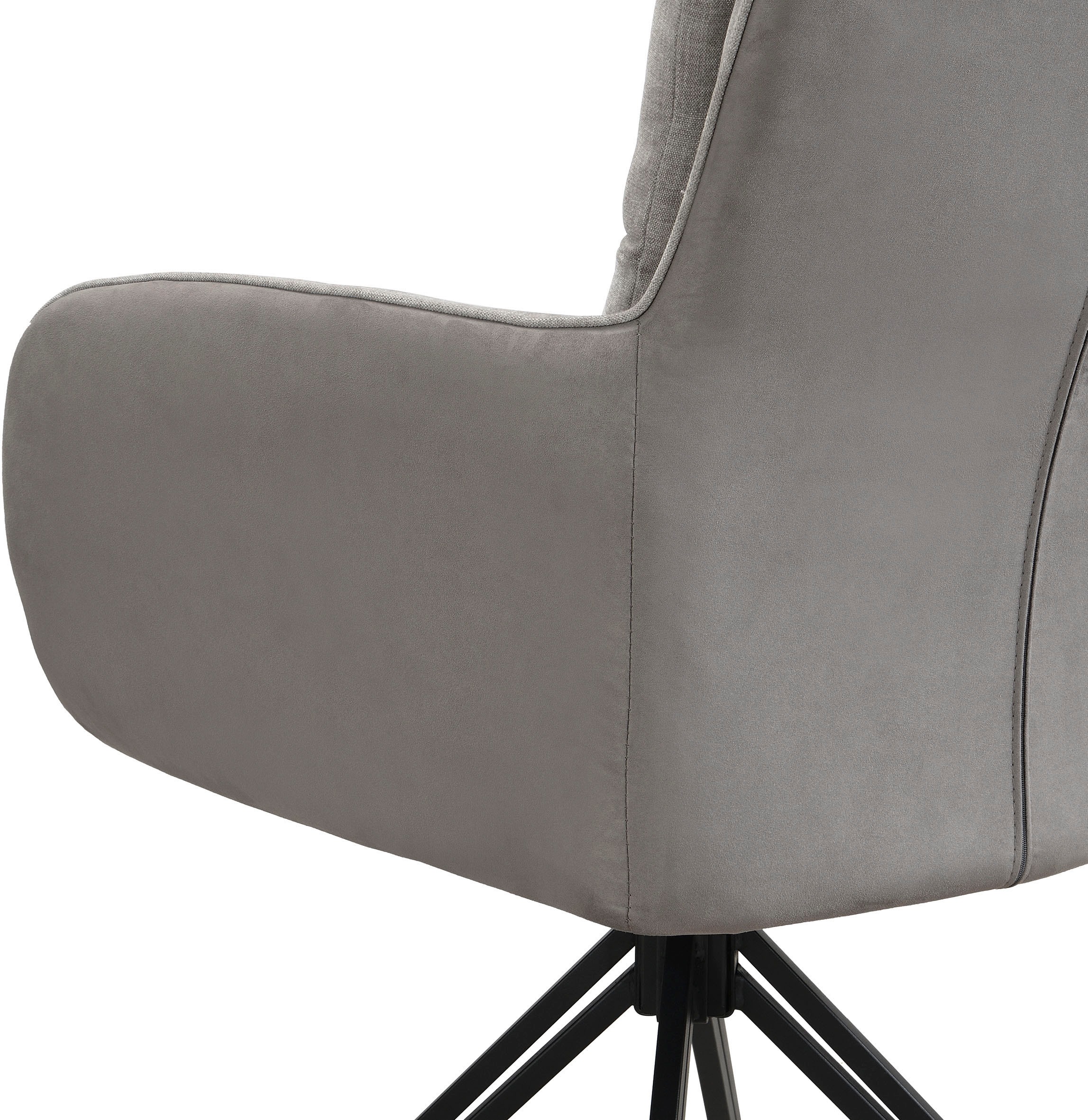 byLIVING Chaise de salle à manger »Tino« (Ensemble) 2 cuisPivotant à 360 degrés avec rembourrage à ressorts, housses de qualité