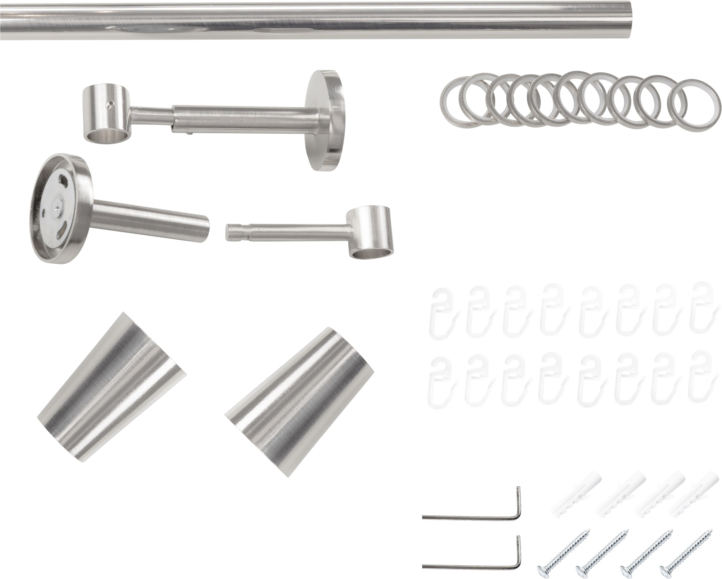 SN DECO GROUP Gardinenstange Ø 19 mm Fixmass;kürzbar